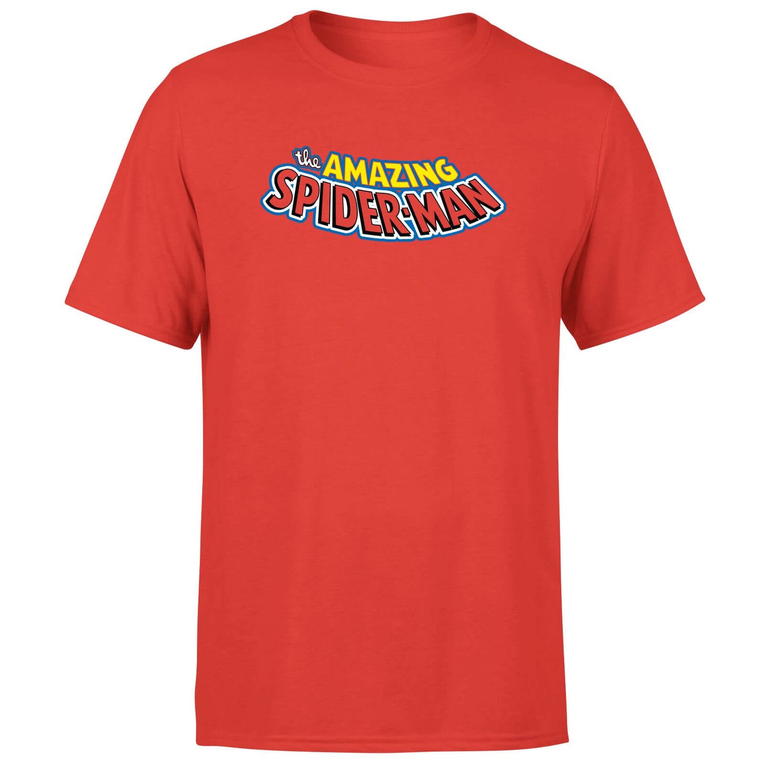 Avengers Spiderman Comics Logo Men's T-Shirt - Red