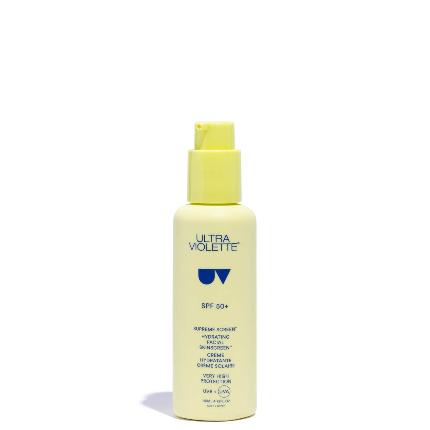 Ultra Violette Super Supreme Screen Hydrating Facial Skinscreen SPF50+ 125ml