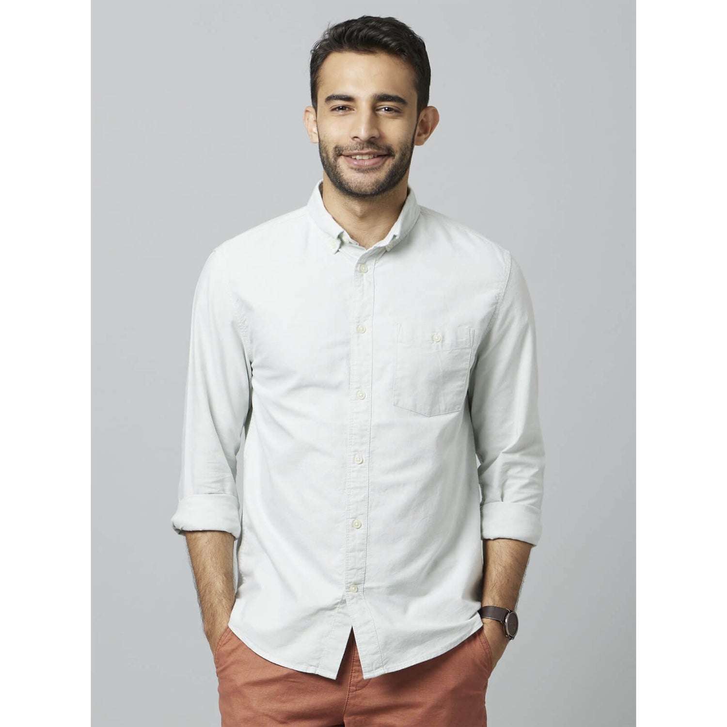 Celio white shirt hot sale