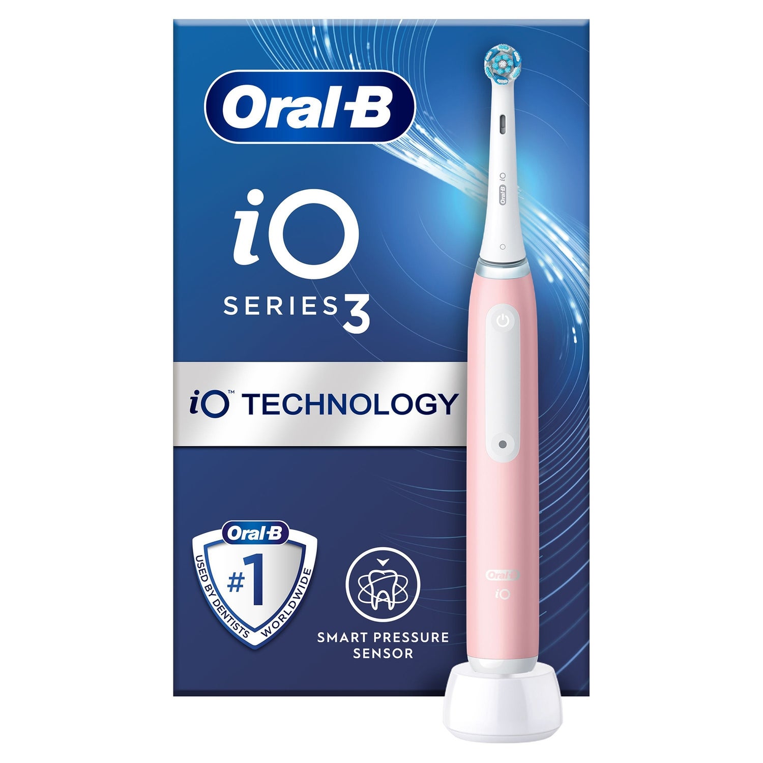 Oral-B iO3 Blush Pink Electric Toothbrush