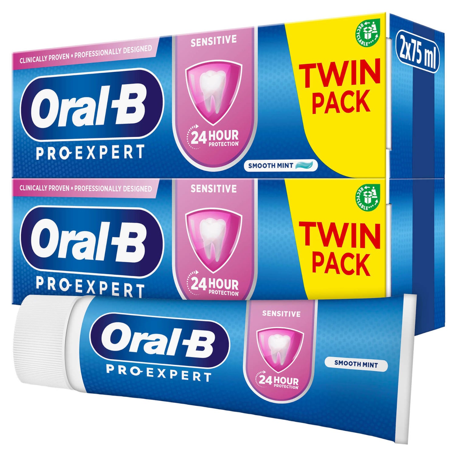 Oral B Pro Expert Sensitive Toothpaste 2x75ml