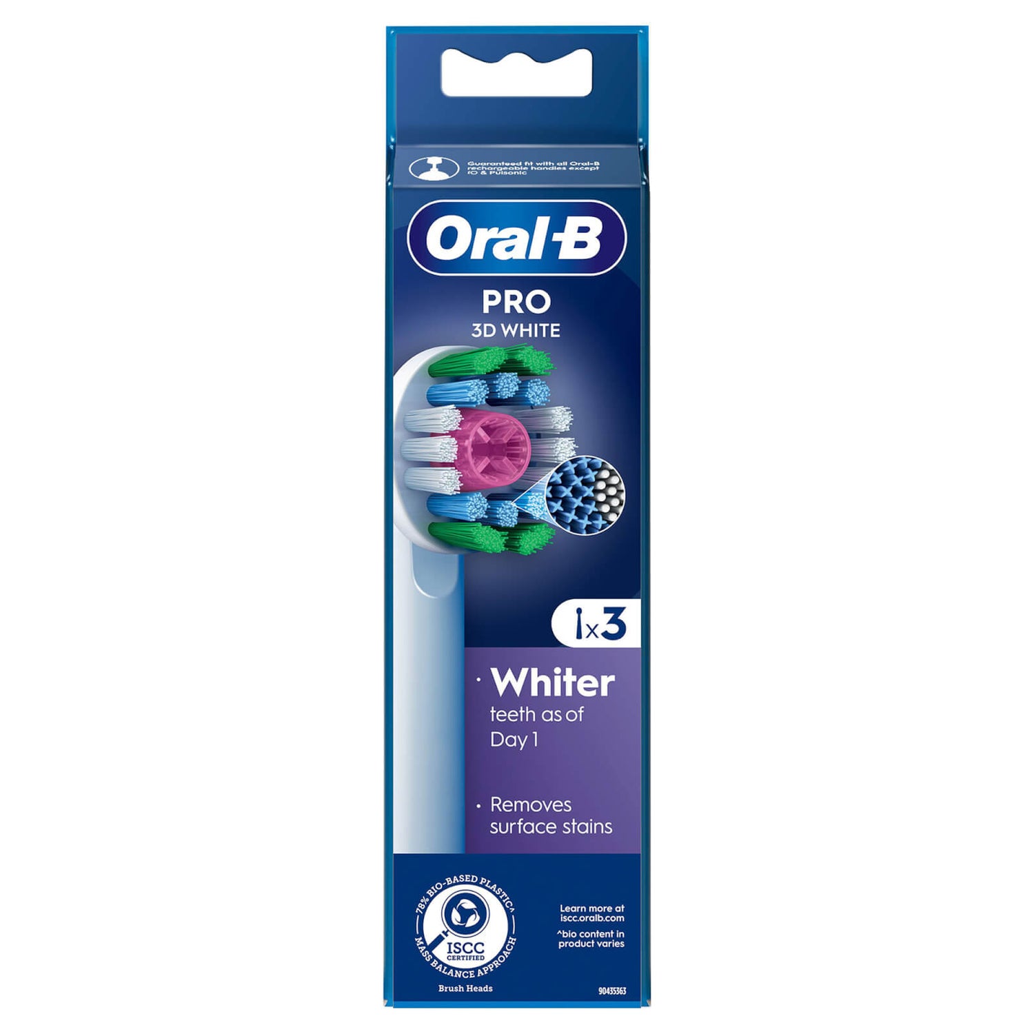 Oral-B Refill 3D Wit - 3 Pack