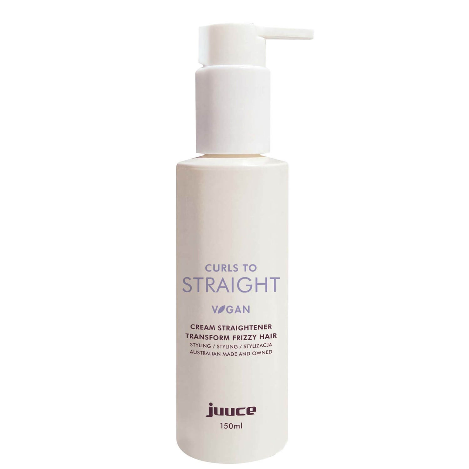 Juuce Curls to Straight Cream Straightener 150ml
