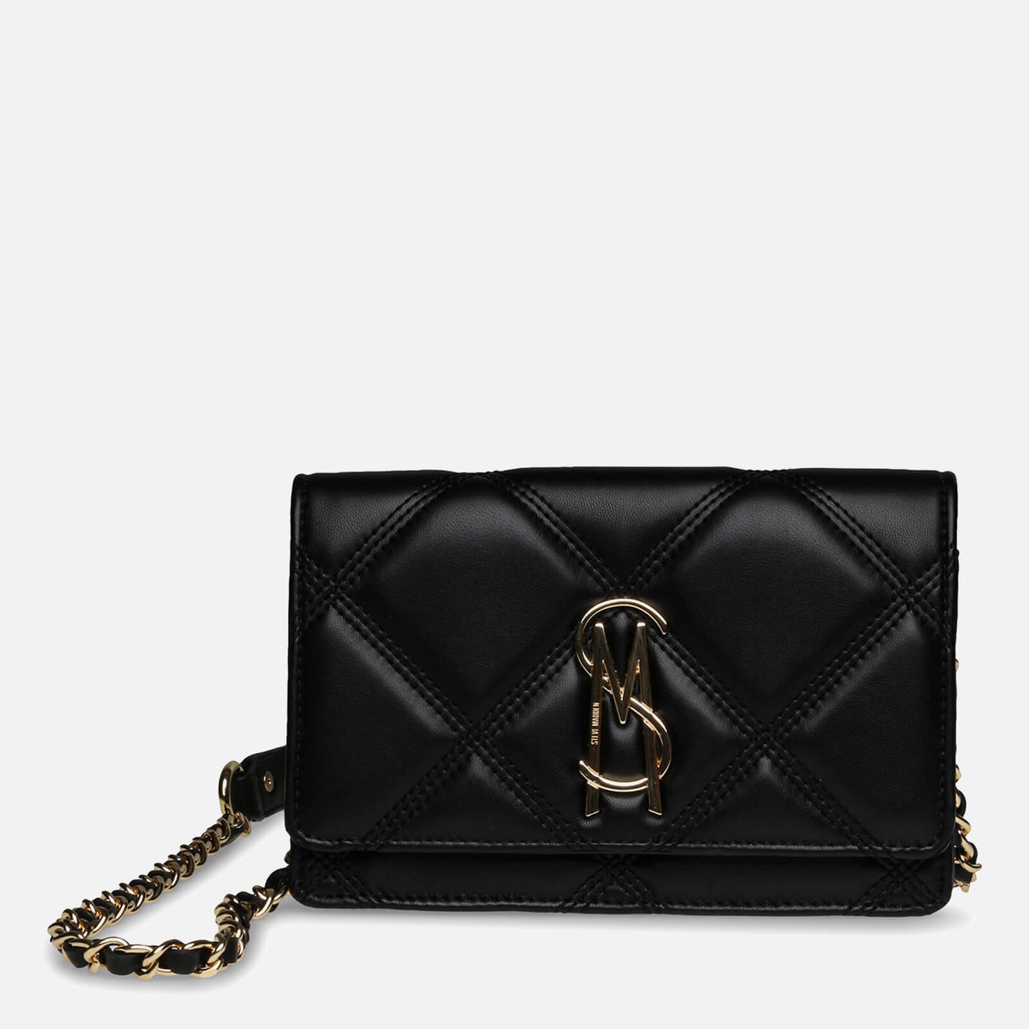 Steve Madden Women's Bendue Cross Body Bag - Black/Gold