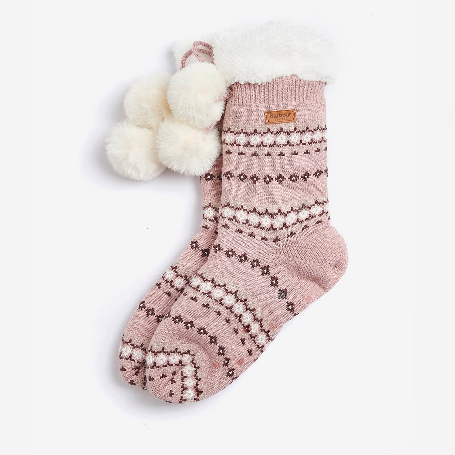 Barbour Fairisle Knit Lounge Socks