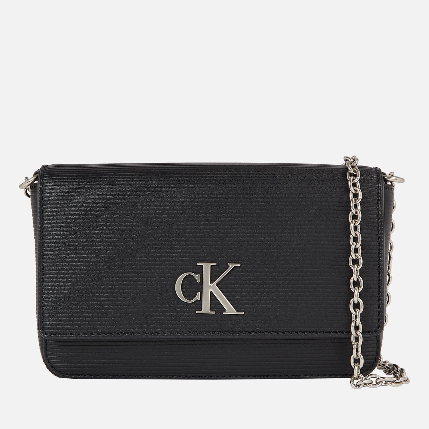 Calvin Klein Jeans Minimal Faux Leather Crossbody Wallet