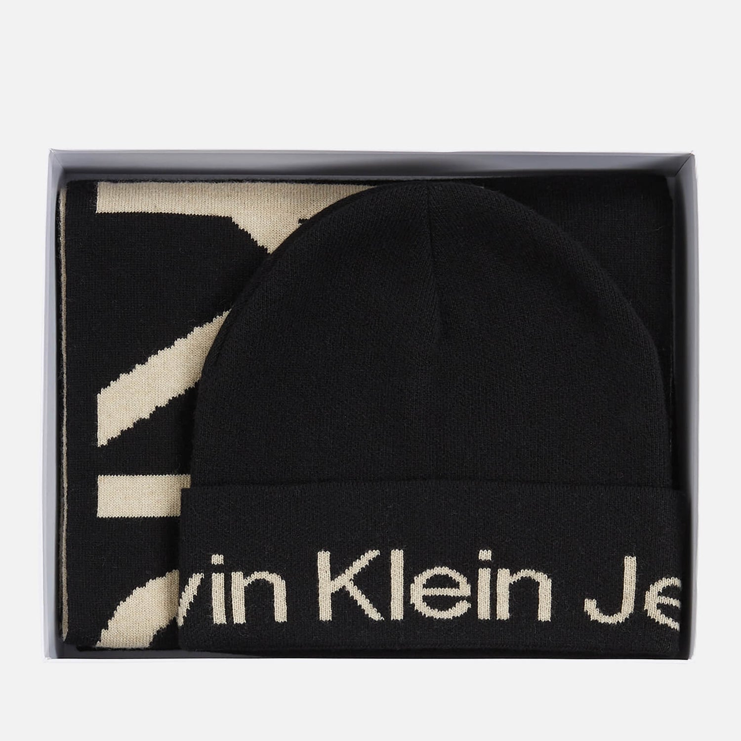 Calvin klein hat and scarf set hot sale