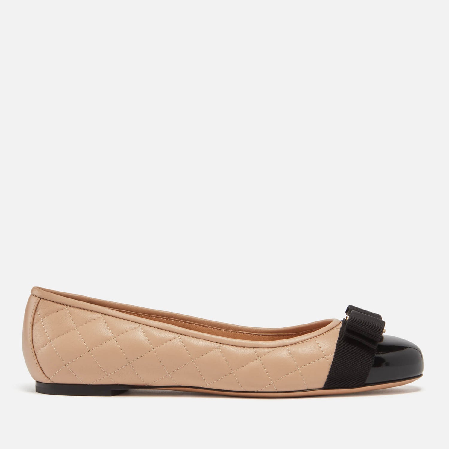 Ferregamo Women's Varina Quilted Leather Ballet Flats