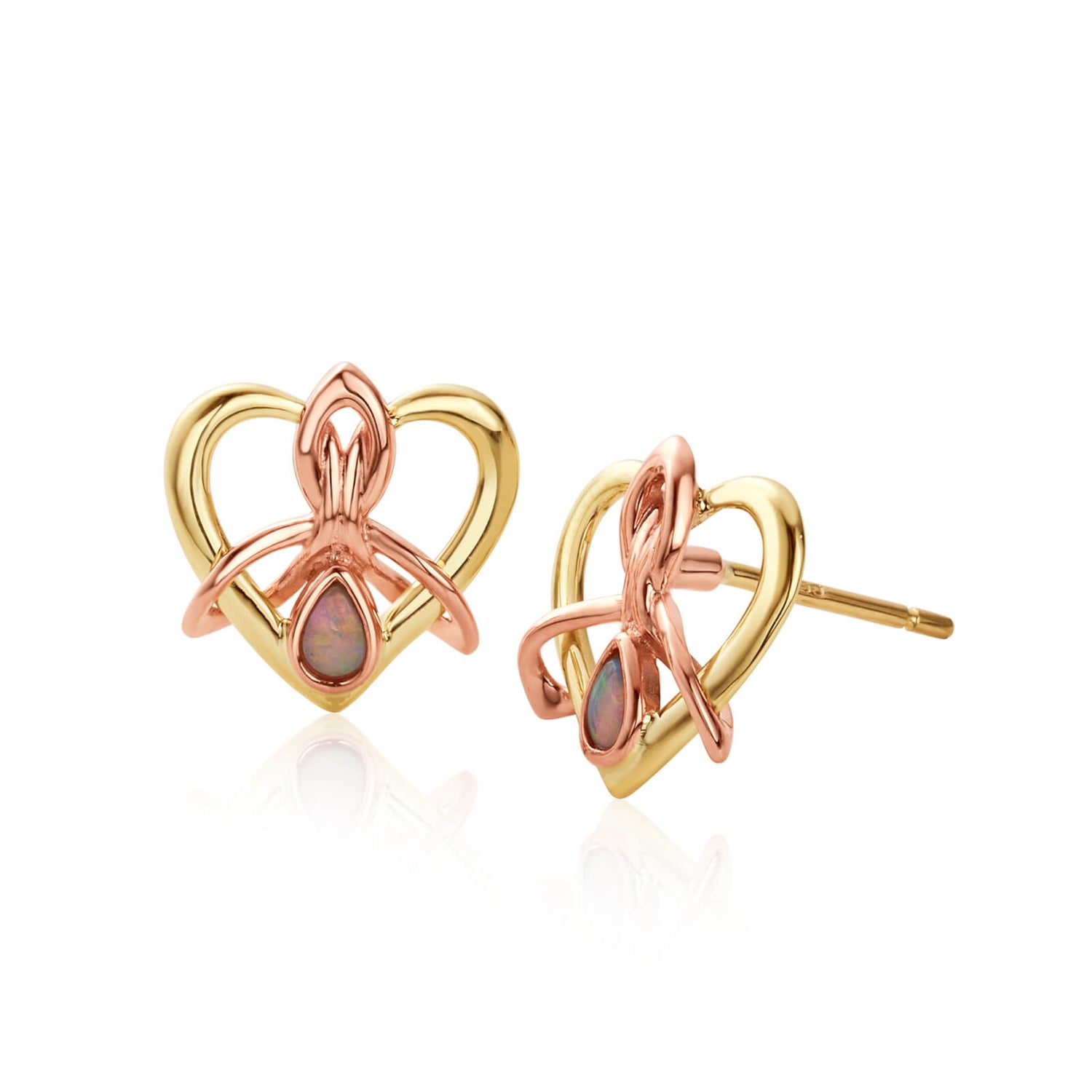 Dwynwen Stud Earrings Clogau Outlet