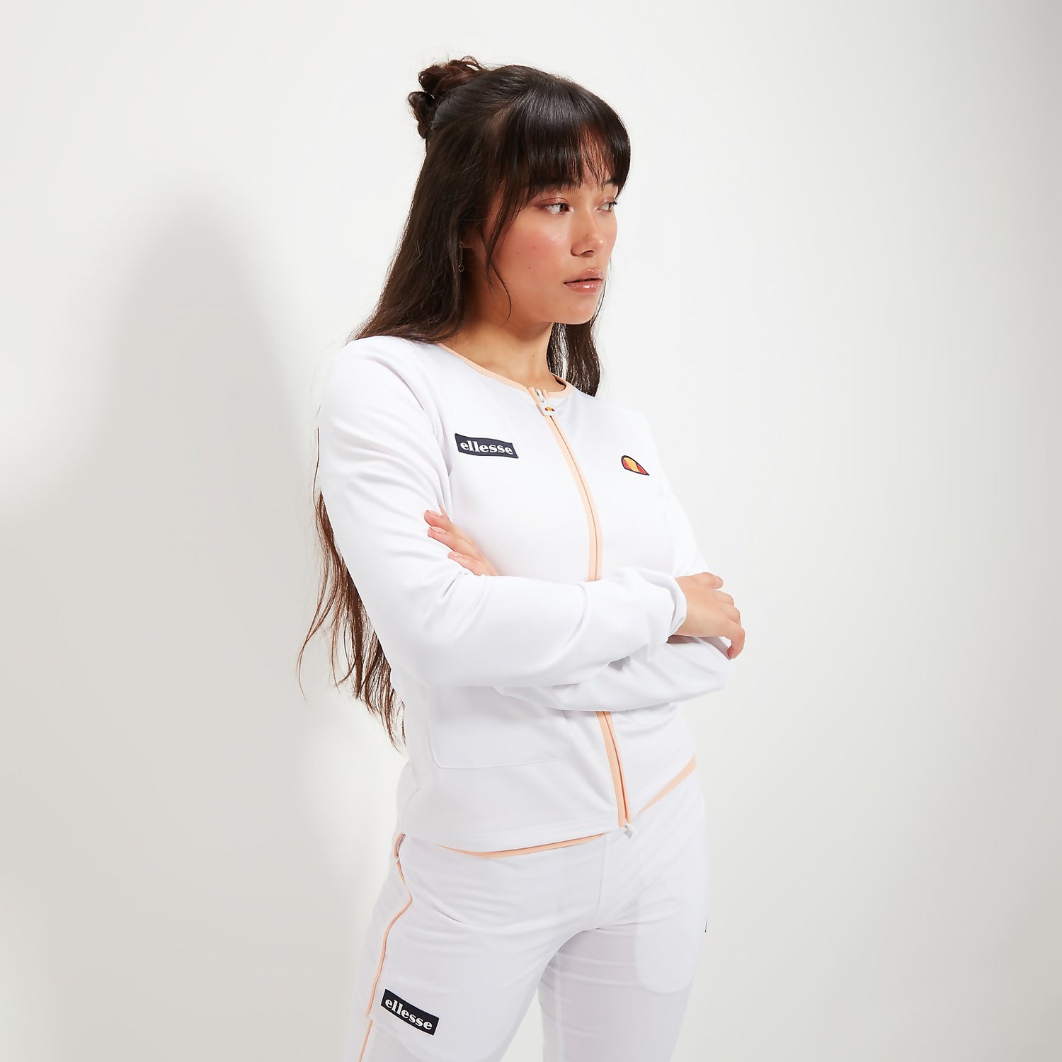 Ellesse track sales top white