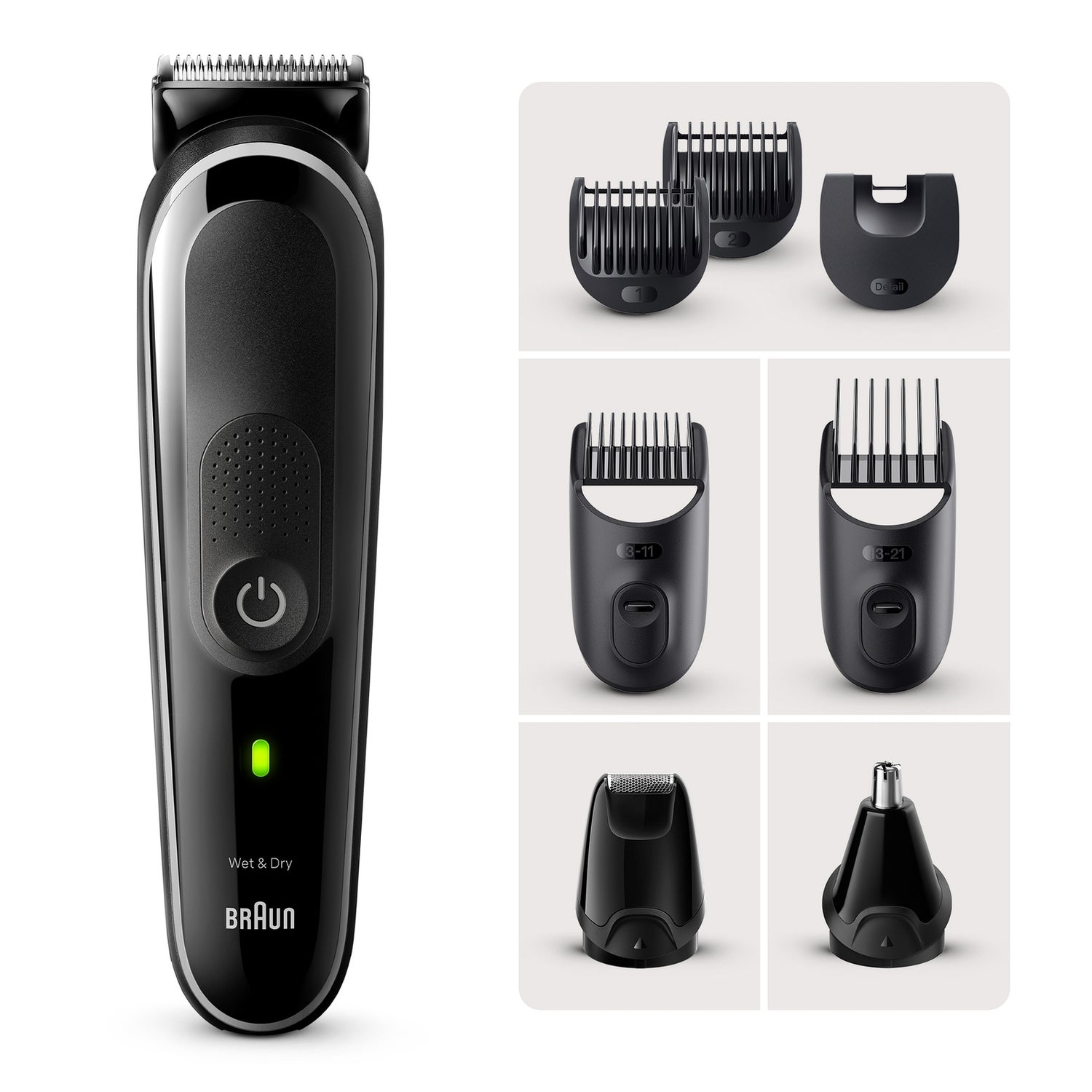 Braun All-In-One Style Kit Series 3 MGK3440, 8-in1 Kit For Beard & Hair