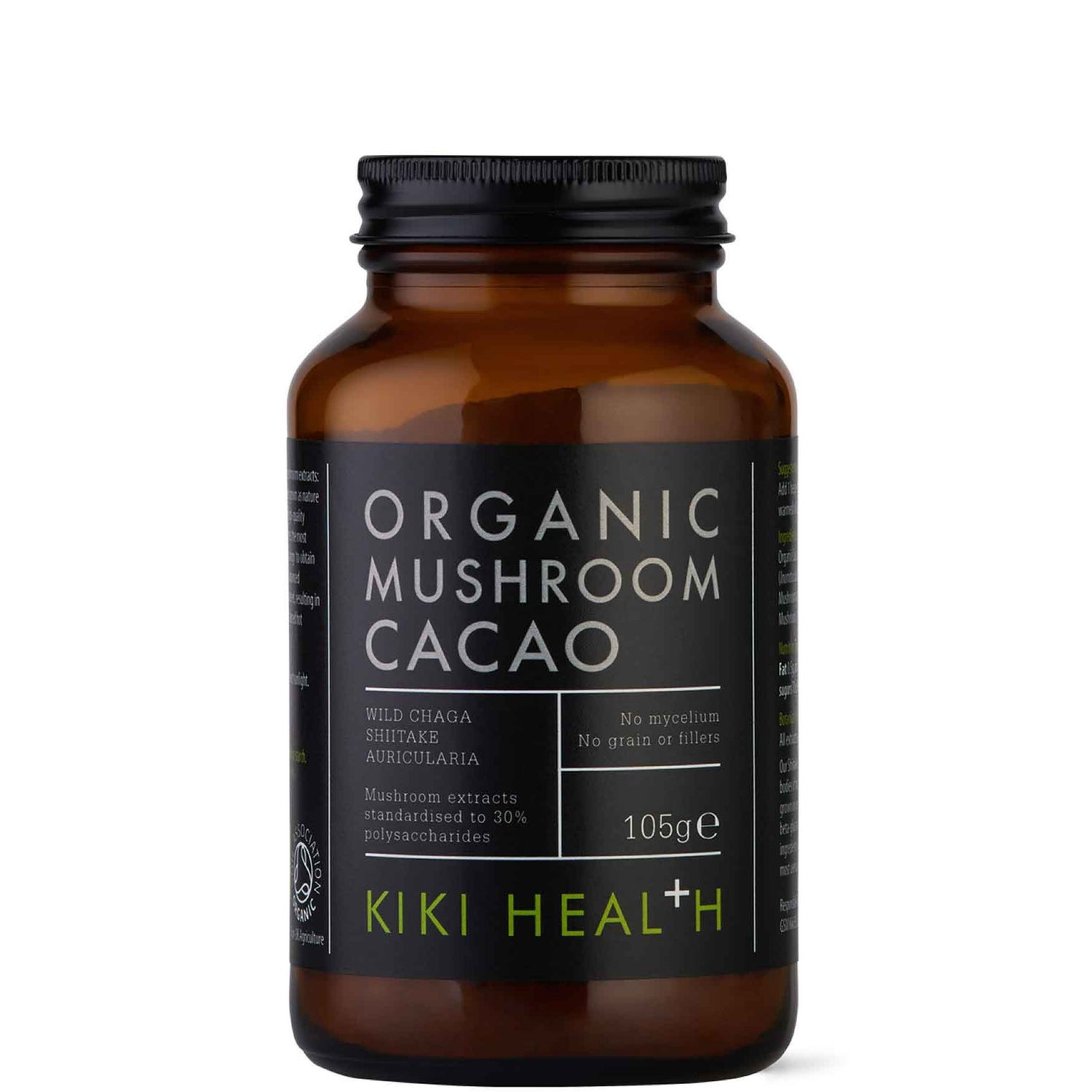 KIKI Health Organic Mushroom Extract Cacao Powder 105g