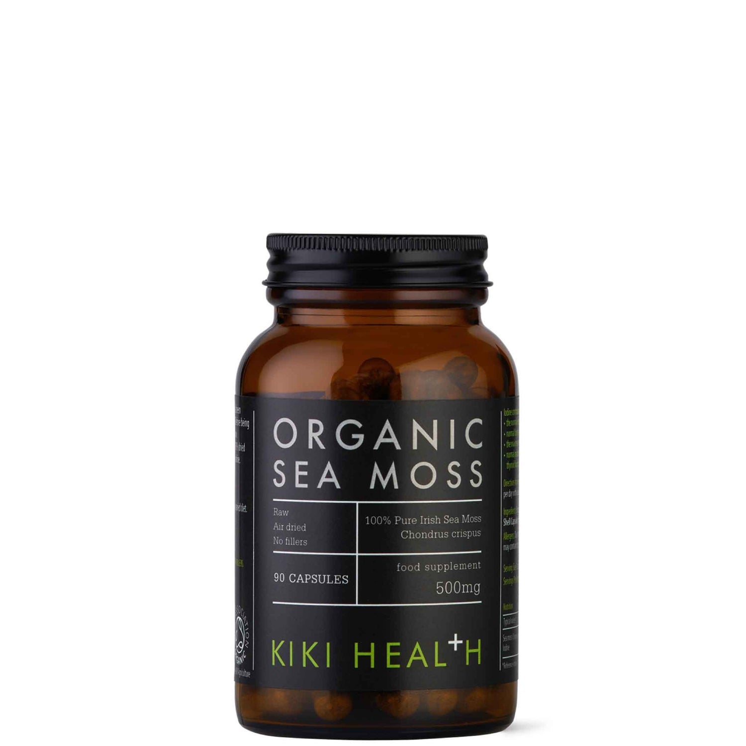 KIKI Health Organic Irish Sea Moss 90 Vegicaps