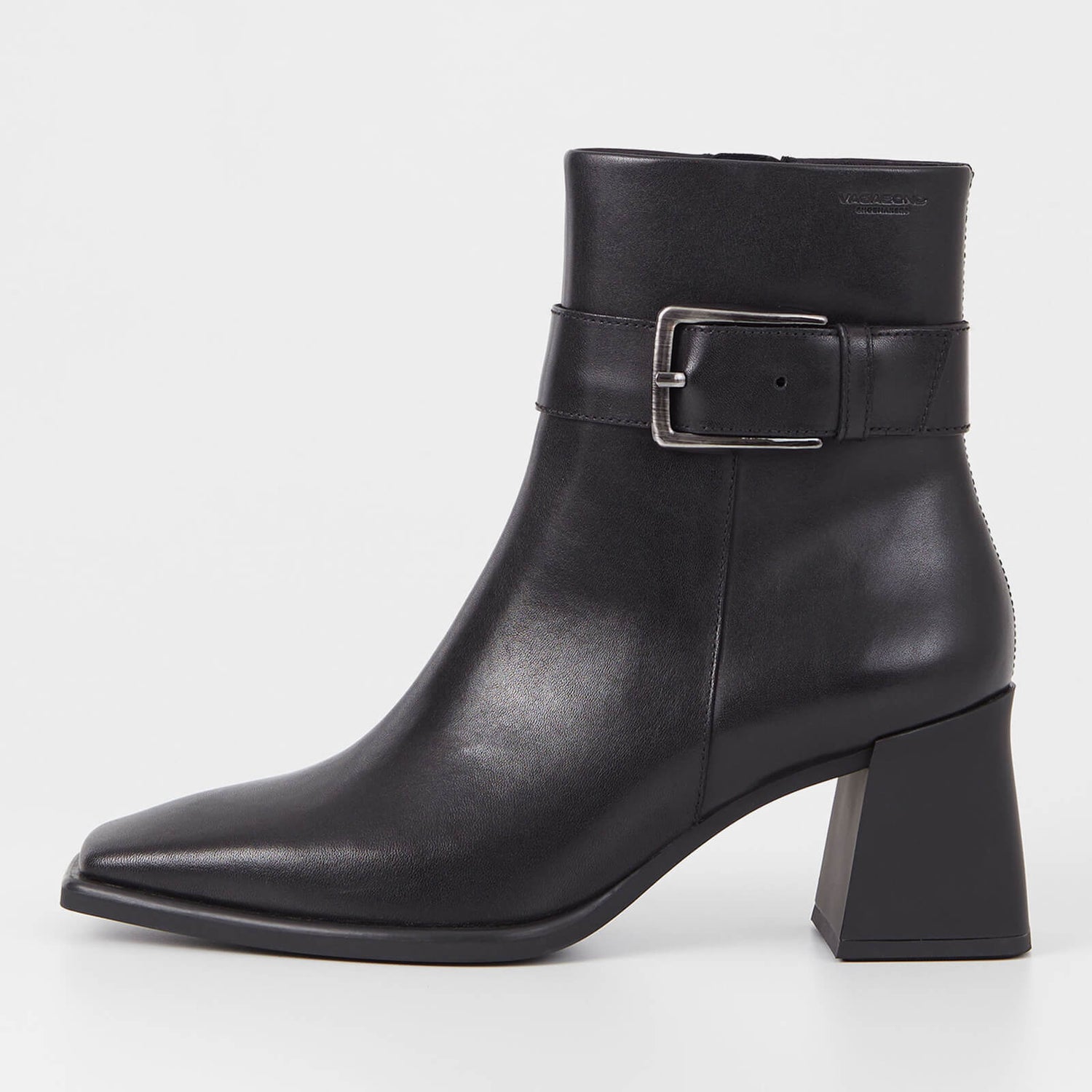 Vagabond Women's Hedda Buckle Leather Heeled Boots - UK 3