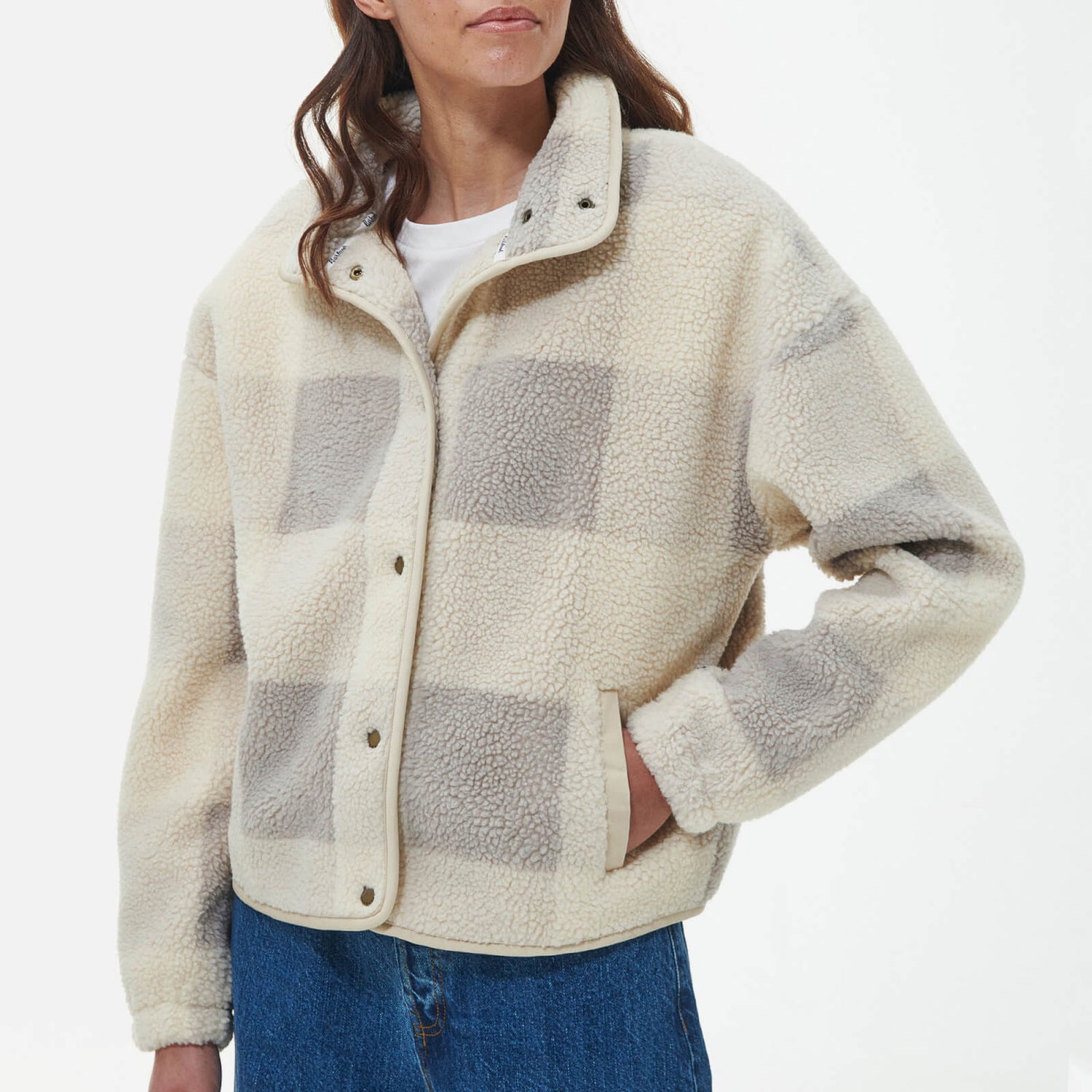 Barbour Lichen Checked Fleece Jacket