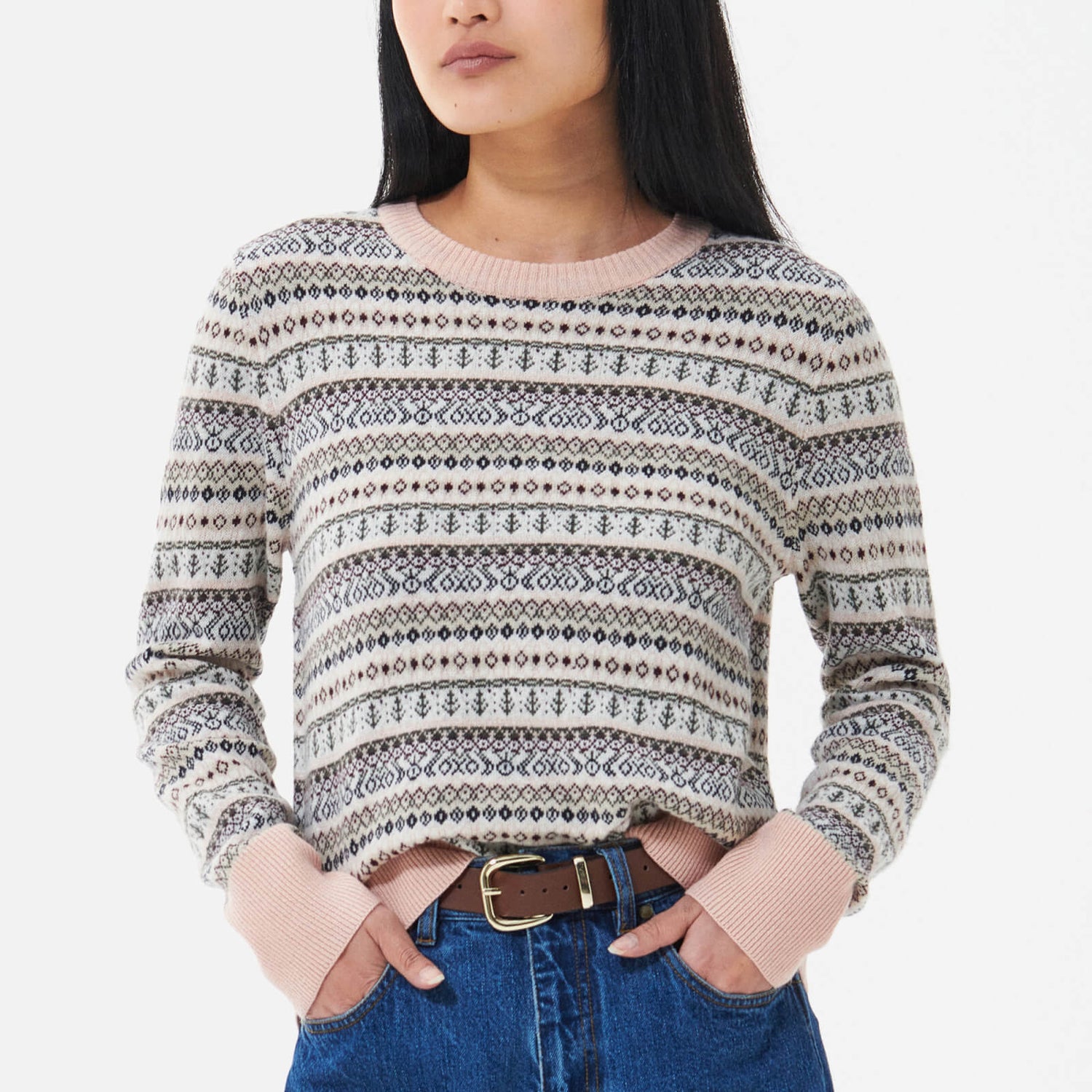 Barbour Peak Wool-Blend Jumper - UK 8