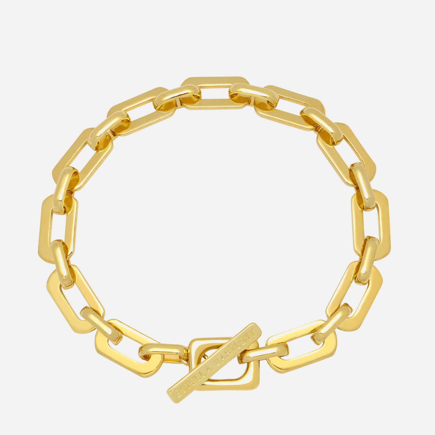 Estella Bartlett Square Link T-Bar Gold-Tone Bracelet