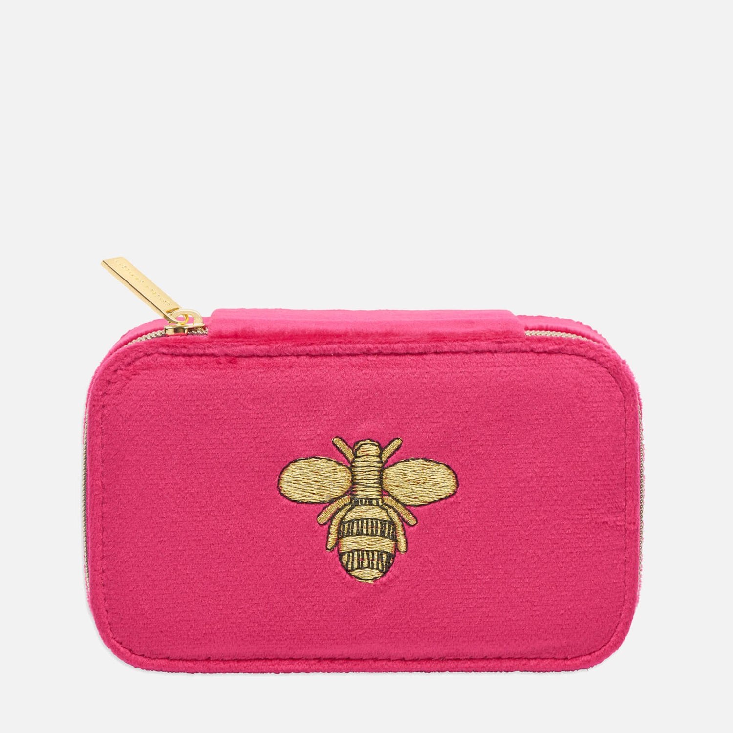 Estella Bartlett Bee Embroidered Velvet Jewellery Box