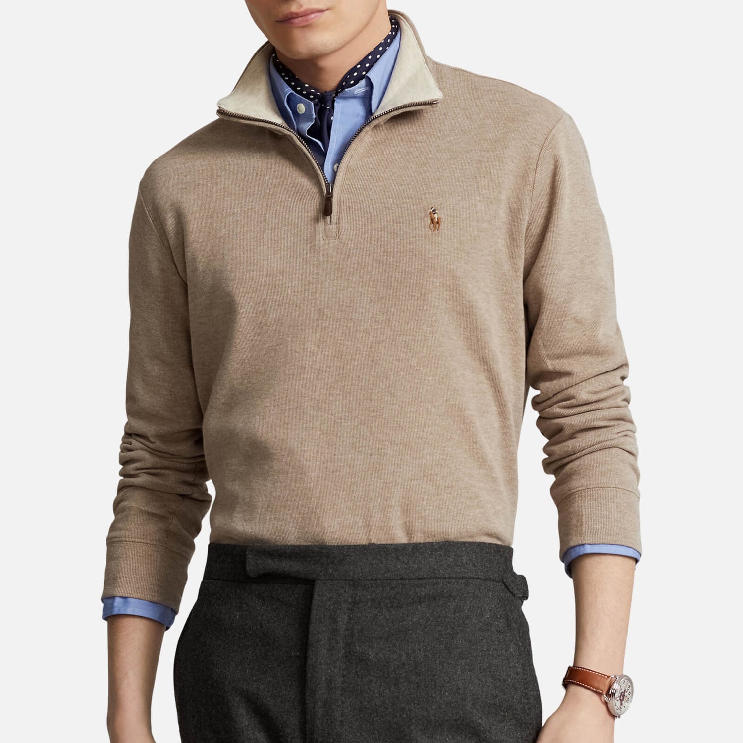 Polo Ralph Lauren Cotton-Piqué Sweatshirt - XL