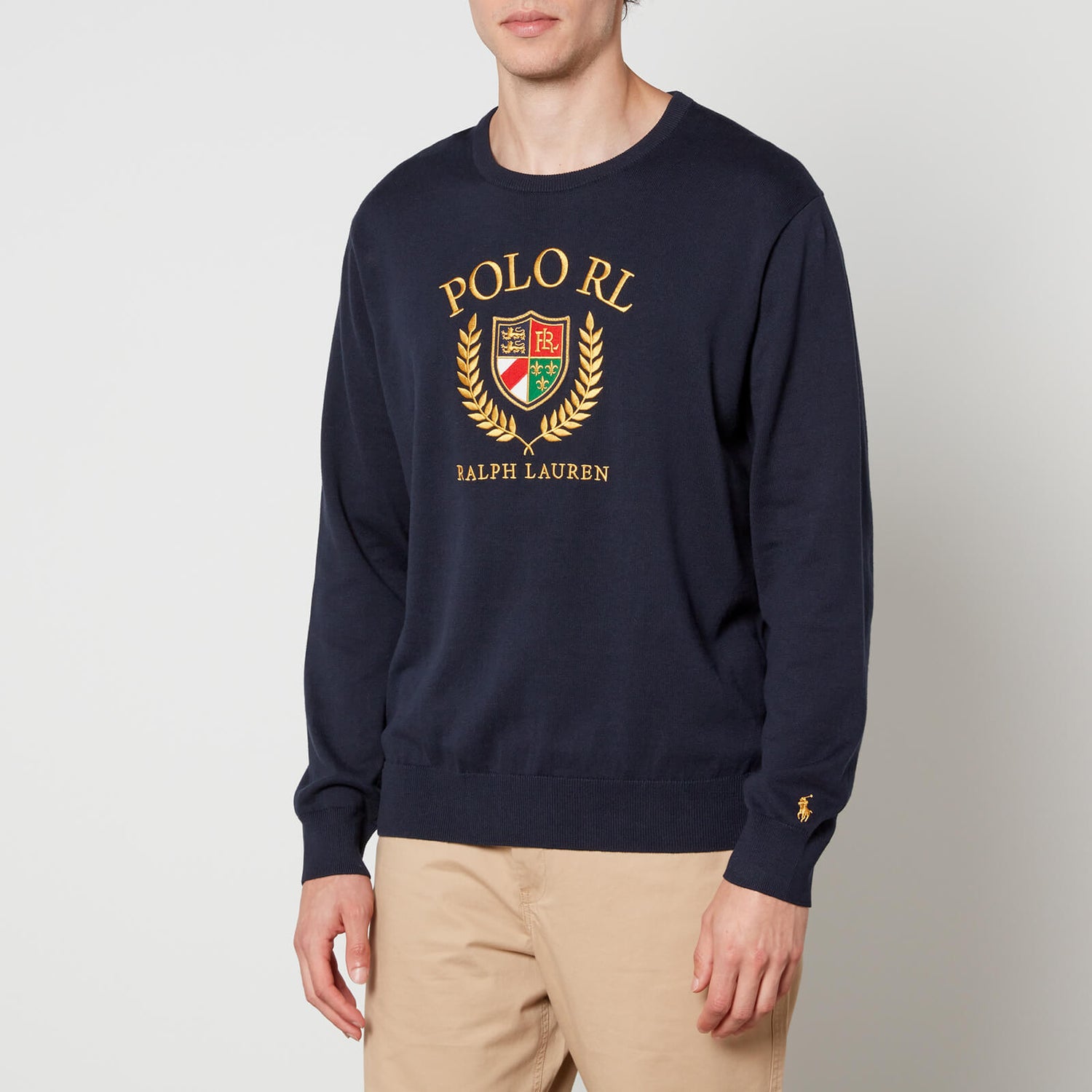 Polo Ralph Lauren Logo-Embroidered Cotton-Jersey Sweatshirt