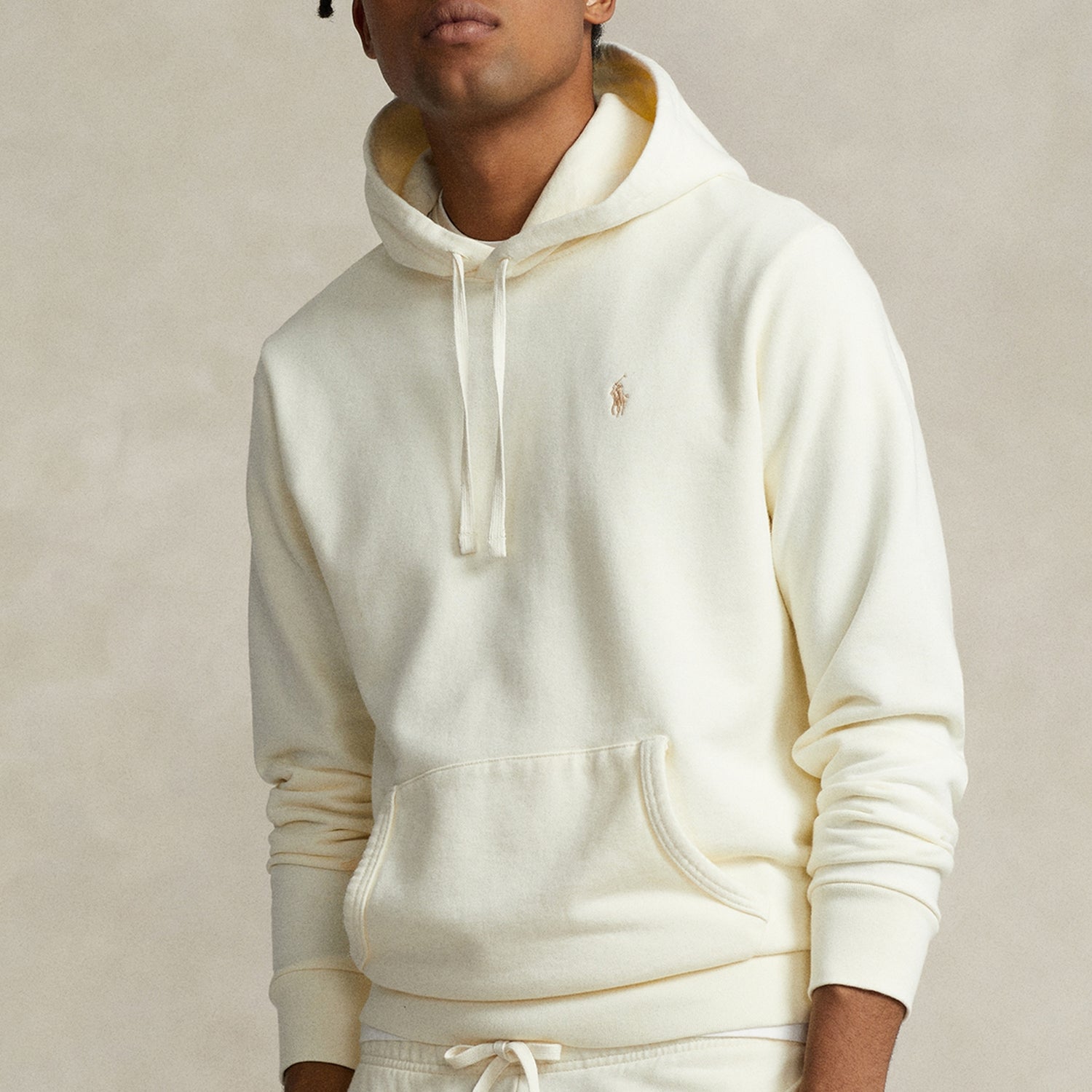Polo Ralph Lauren Loopback Cotton-Jersey Hoodie - S