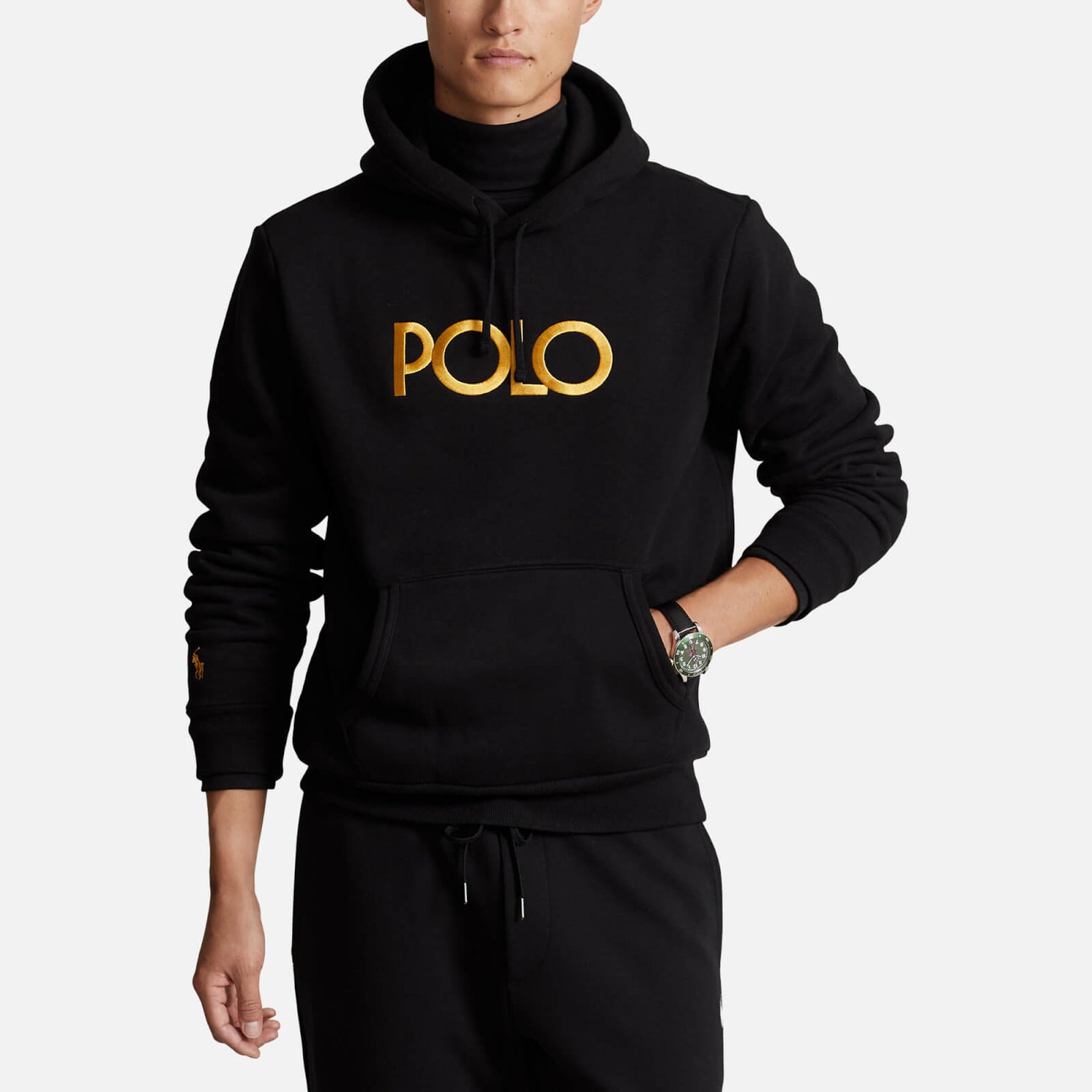 Polo Ralph Lauren Logo Cotton-Blend Hoodie - L