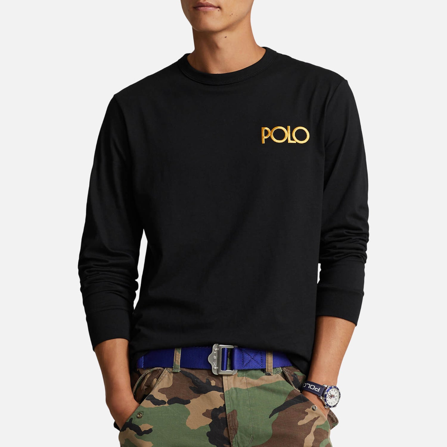 Polo Ralph Lauren PRL Logo Cotton-Jersey T-Shirt - S