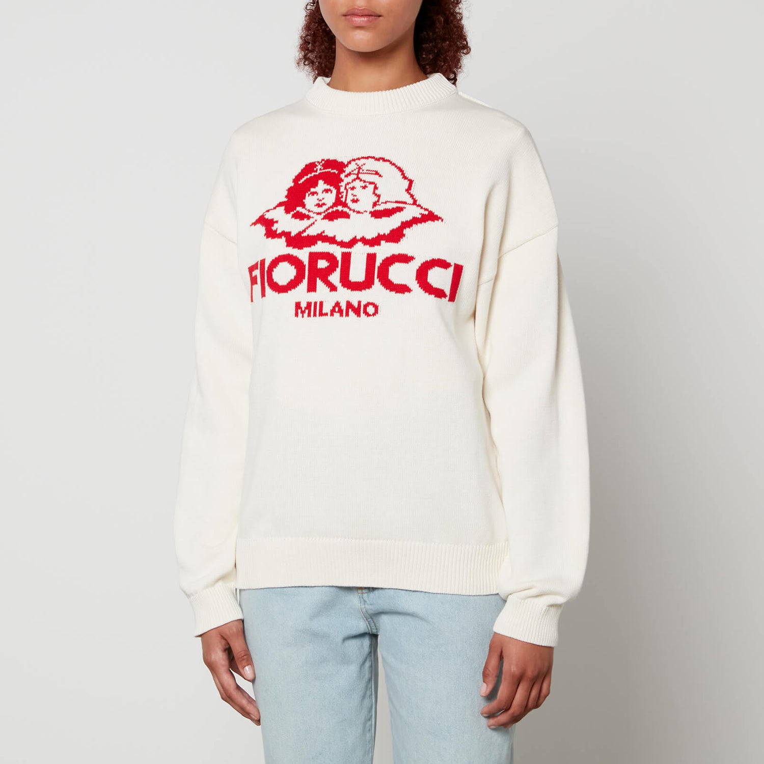 Fiorucci Milan Angels Intarsia Cotton Jumper