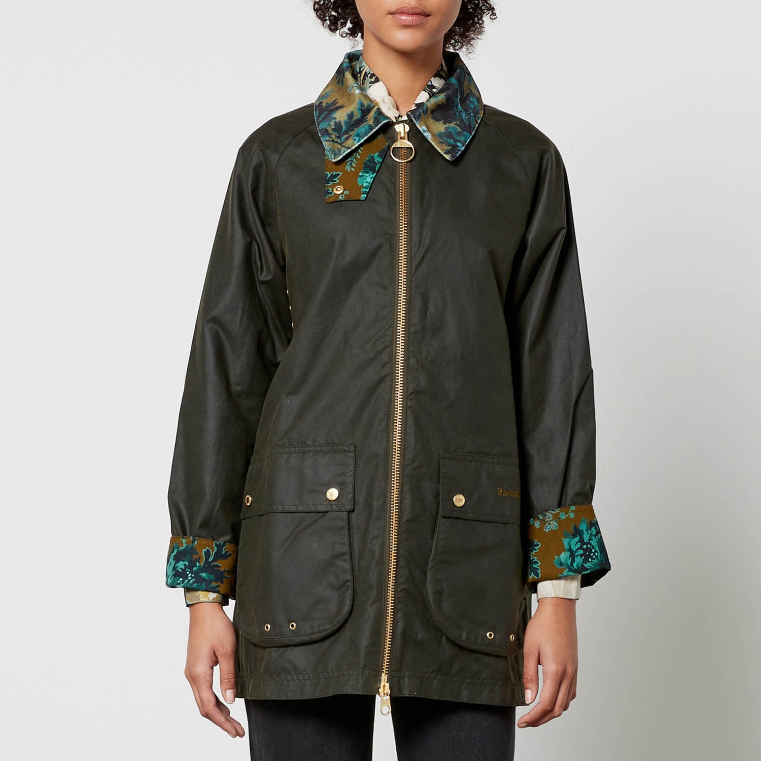 Barbour x House of Hackney Dalston Waxed-Cotton Coat