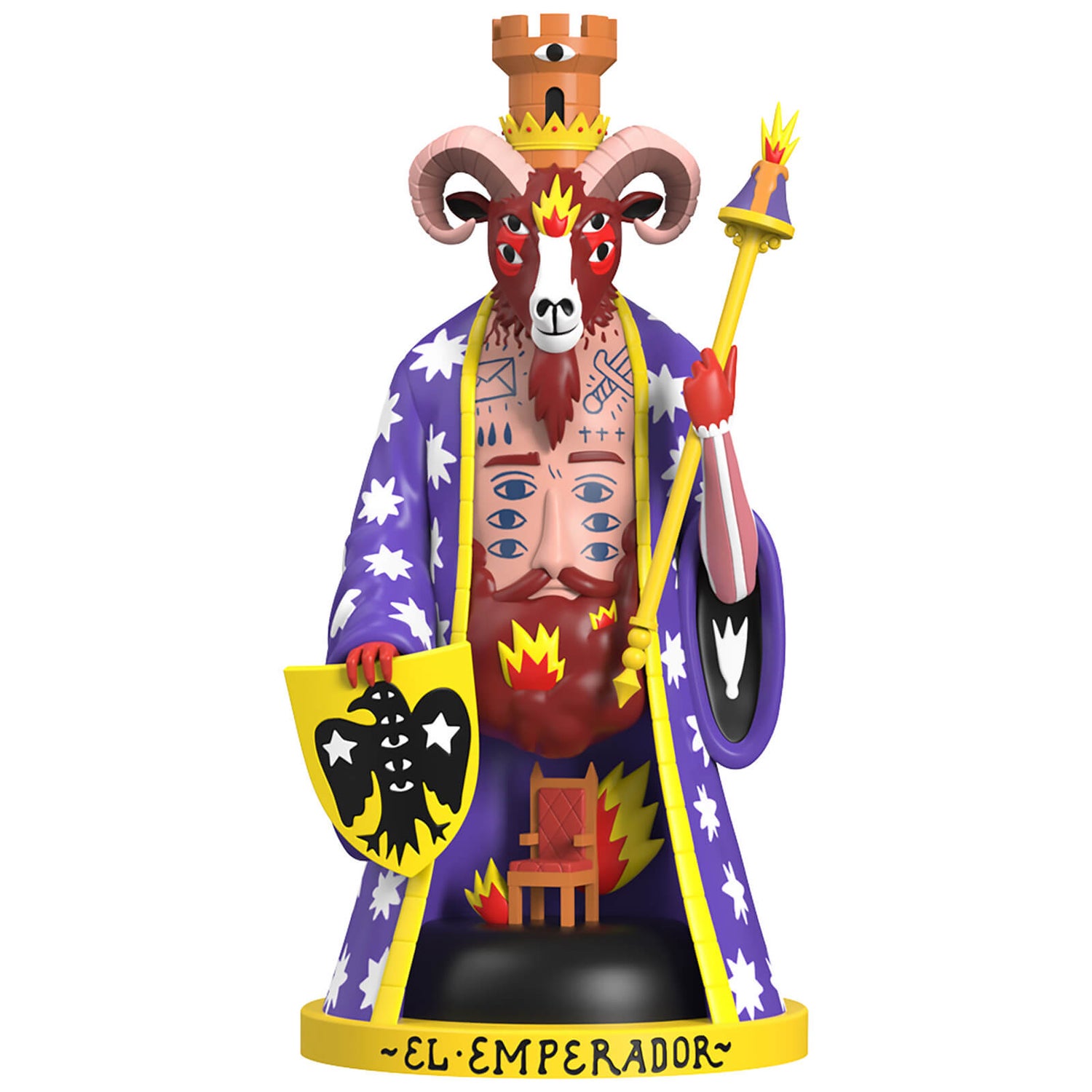 Mighty Jaxx El Emperador by Ricardo Cavolo 10" Collectible Figure