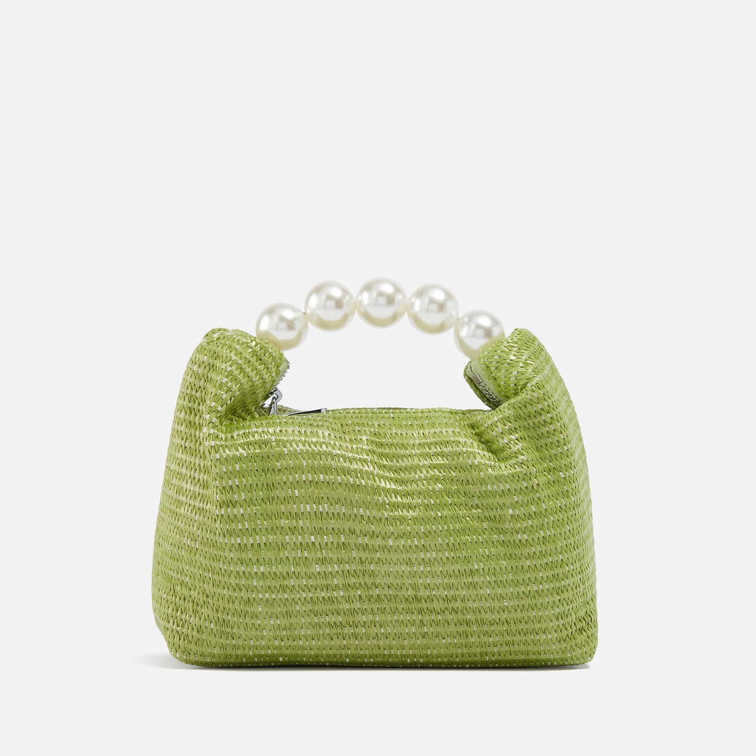Sister Jane Lagoon Pearl Small Woven Tote Bag