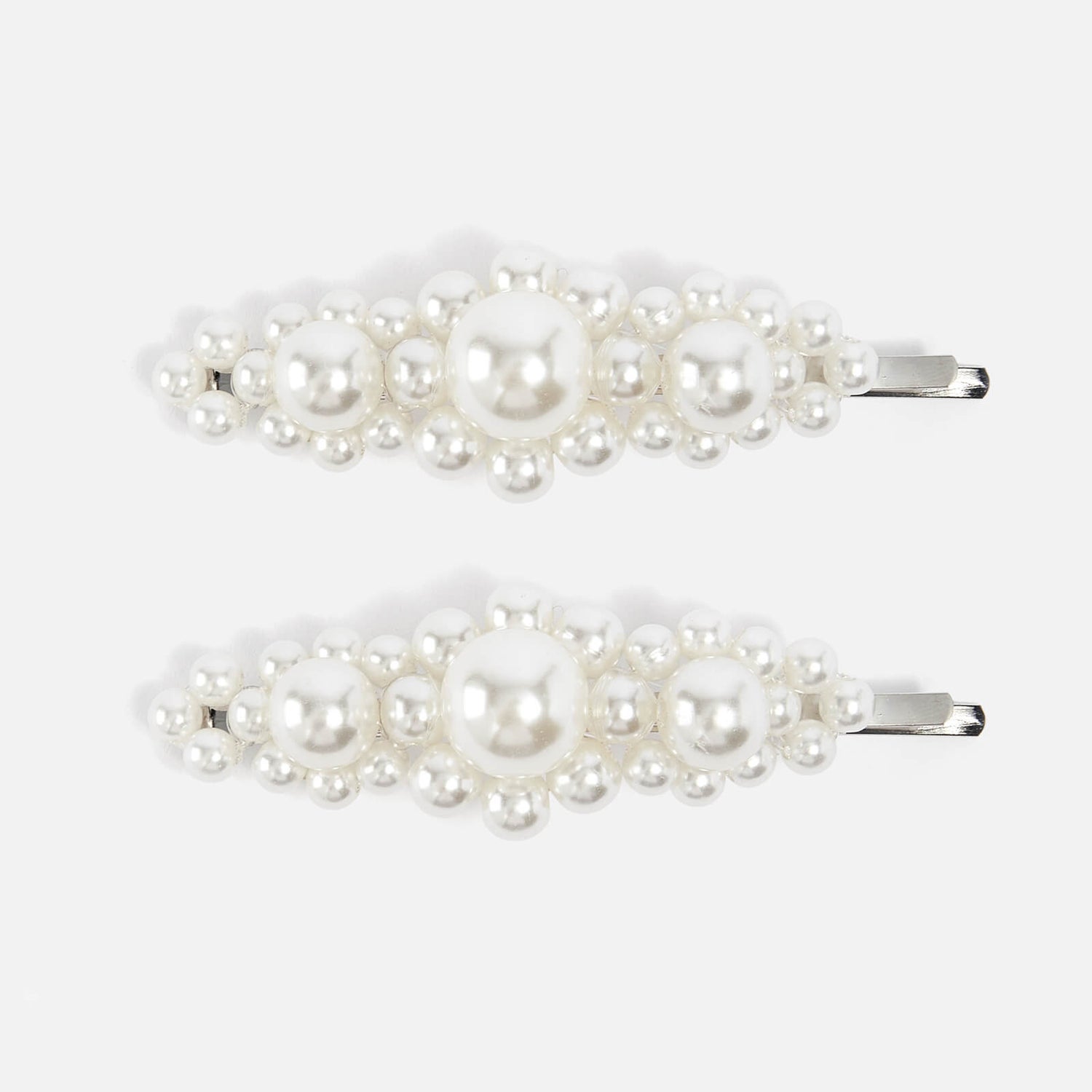 Sister Jane Ocean Charm Faux Pearl Hair Clips
