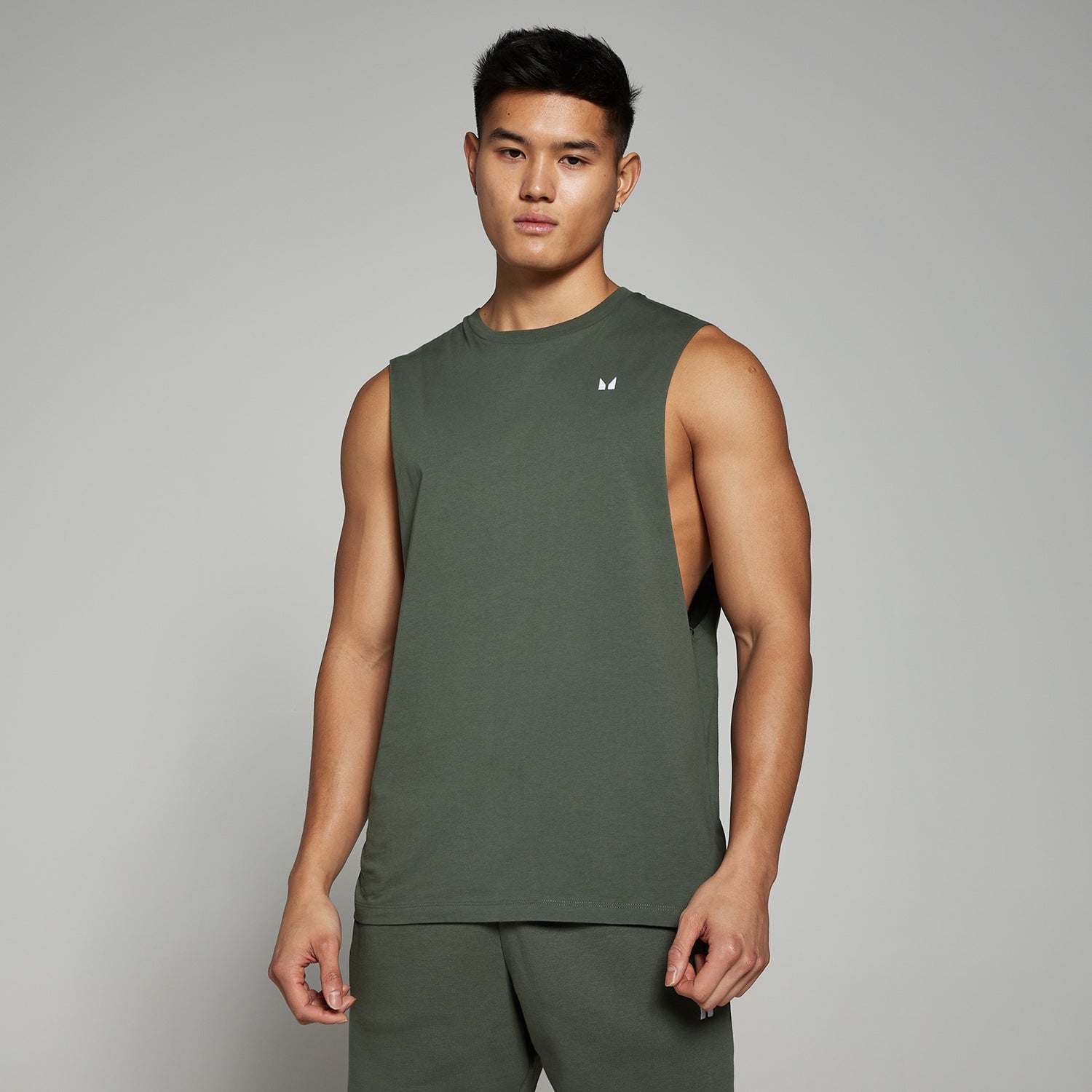 MP Men's Rest Day Drop Armhole Tank Top – Thyme - XS