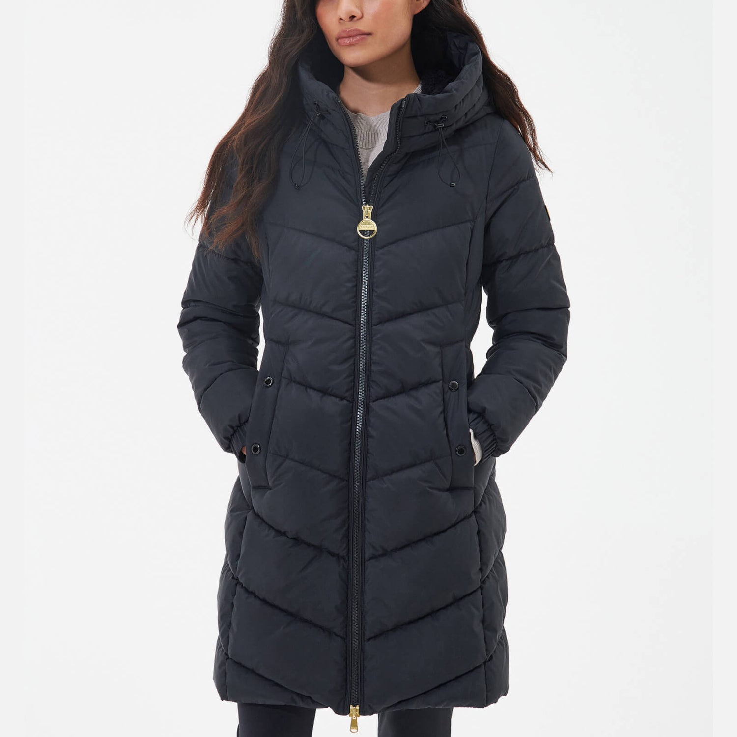 Barbour International Boston Quilted Shell Coat