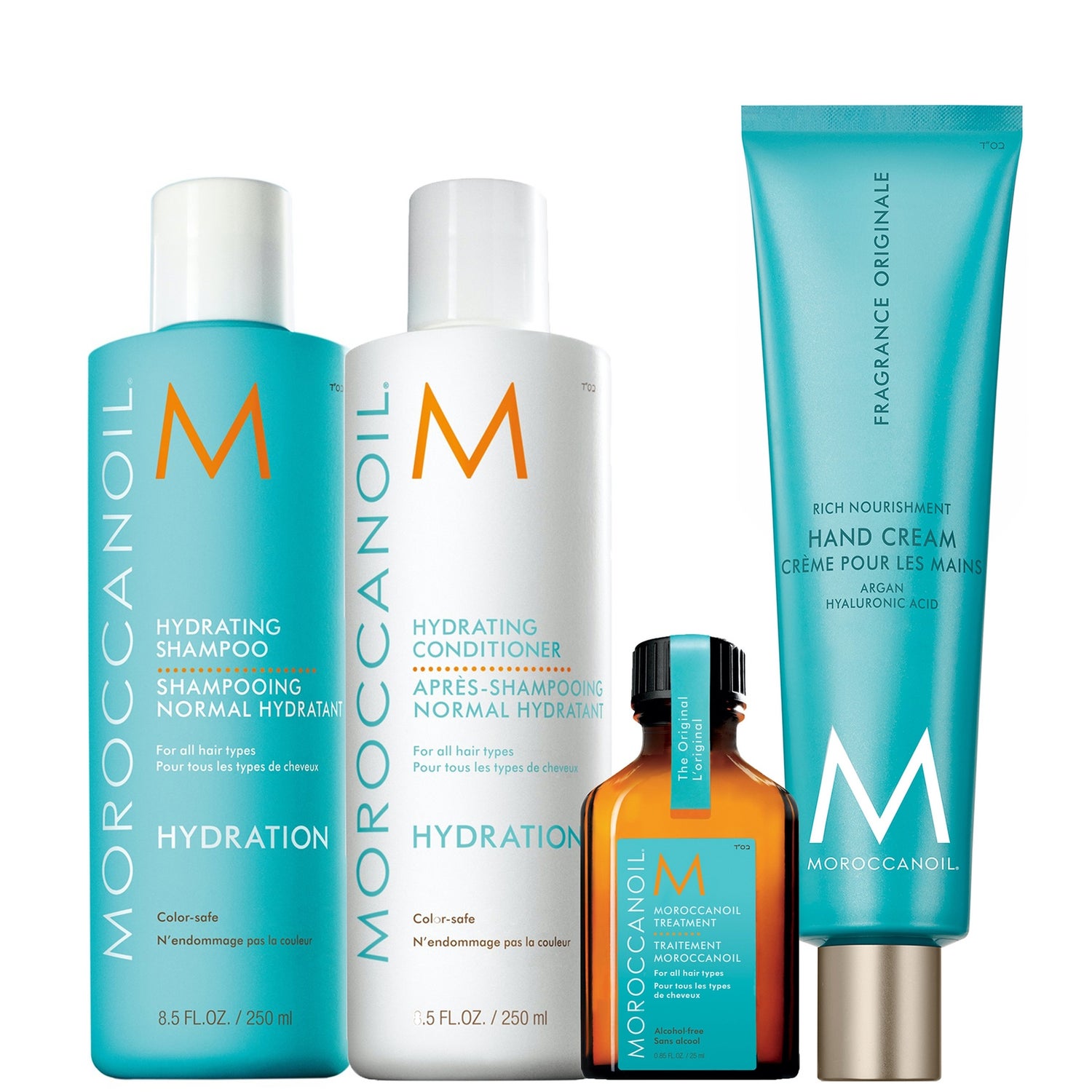 Moroccanoil Hydrating Shampoo and Conditioner with FREE GIFTS (Worth £72.15)