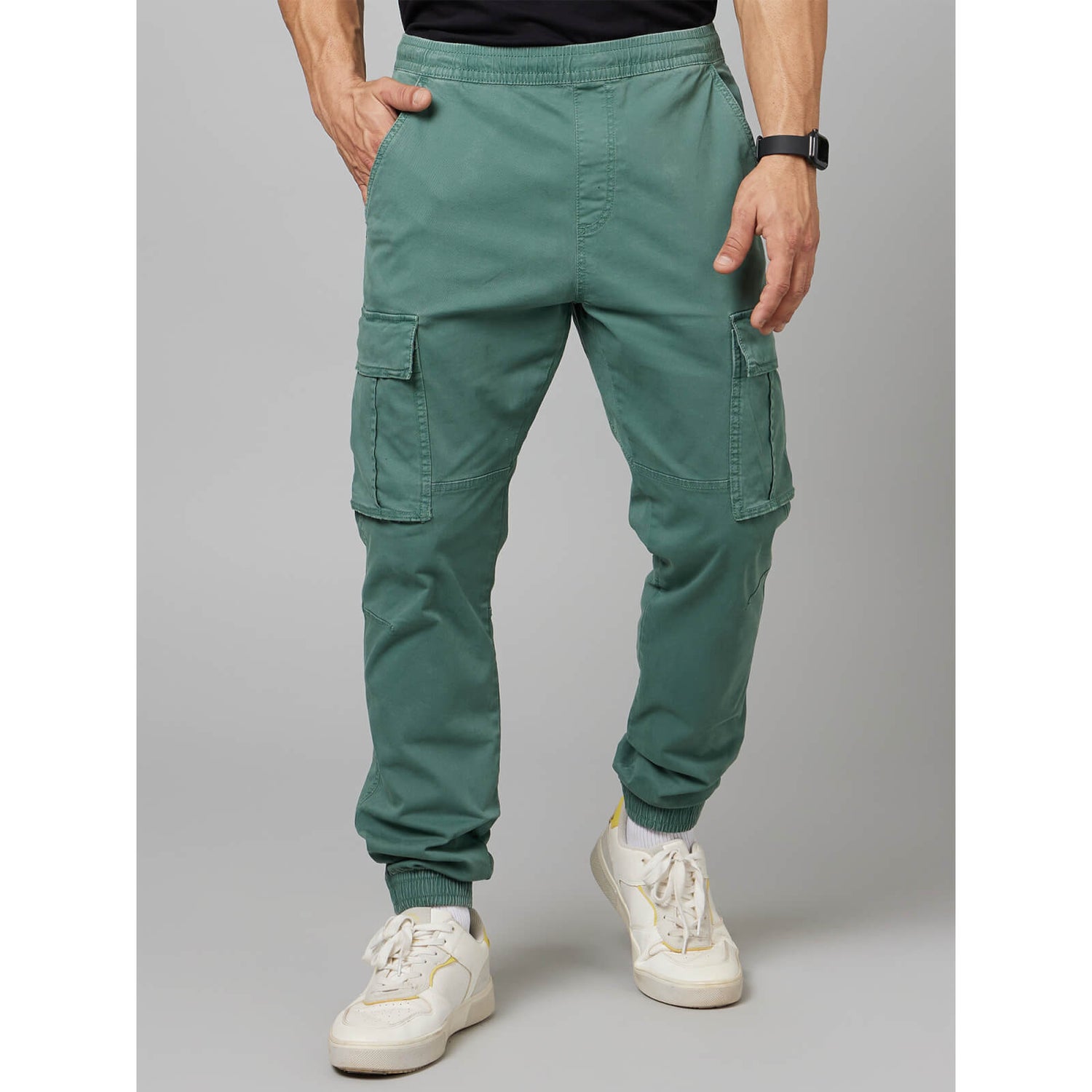 Buy CELIO Mens Blue Solid Jeans online