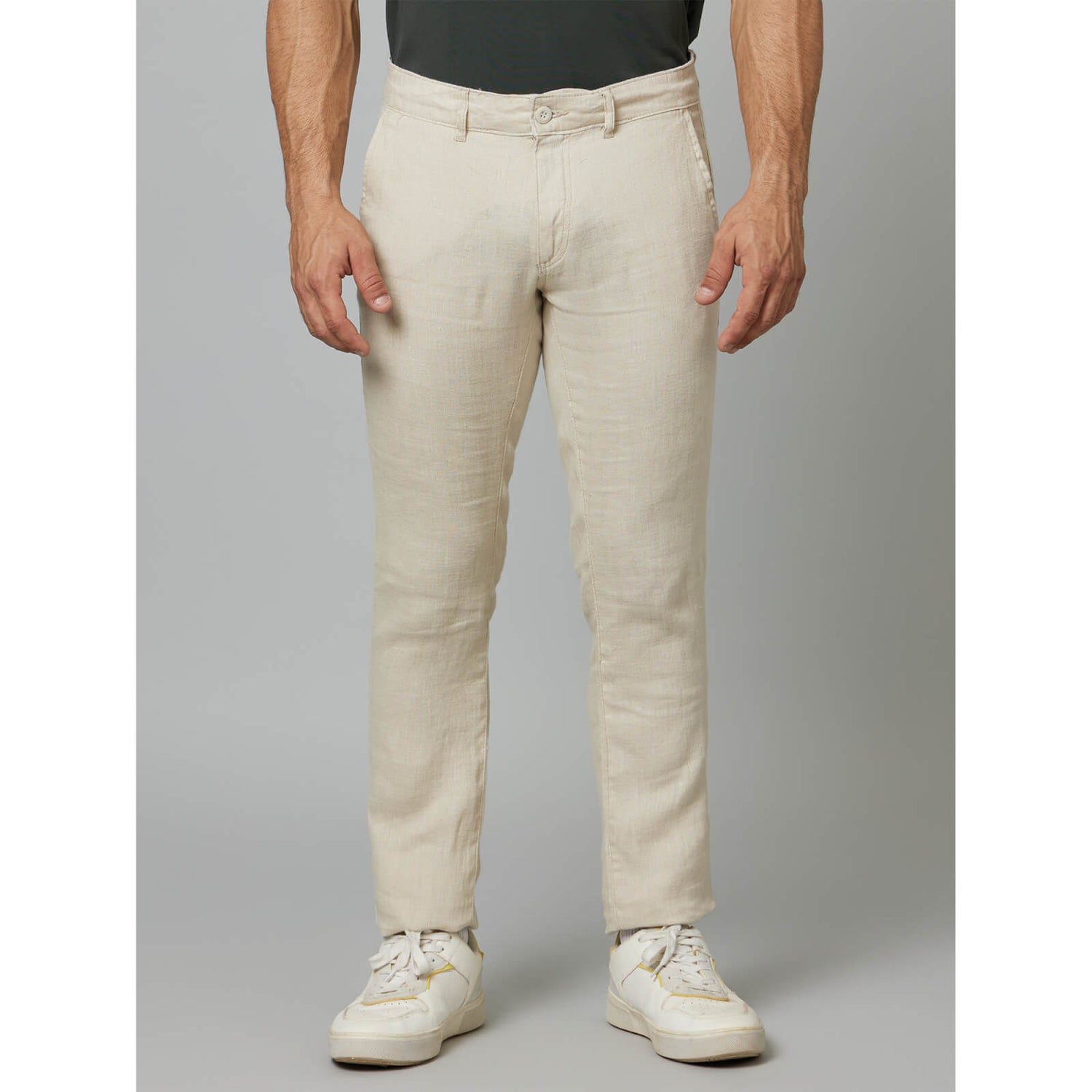 Celio linen trousers shop
