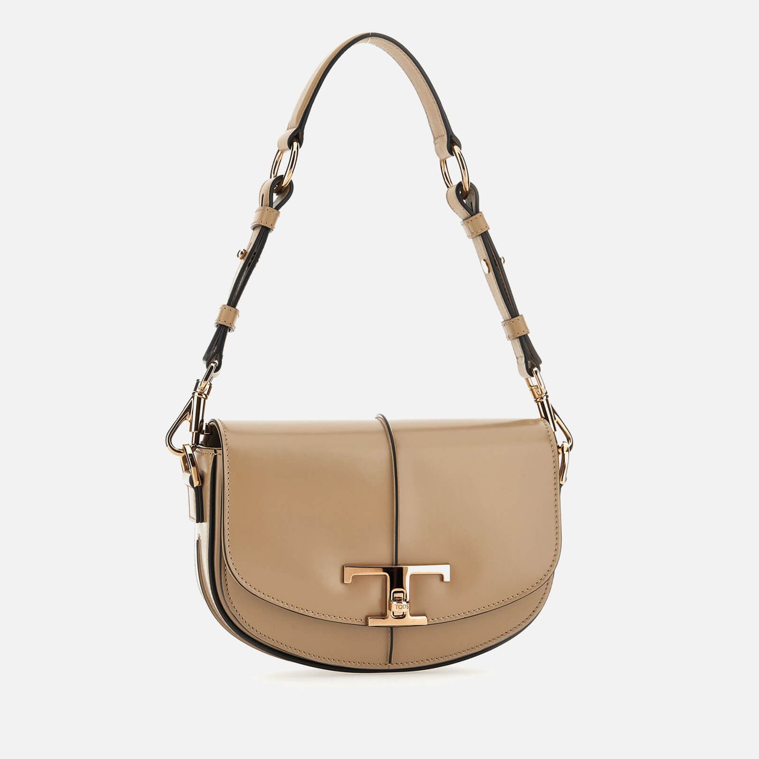 Tod's T Mini Patent-Leather Shoulder Bag