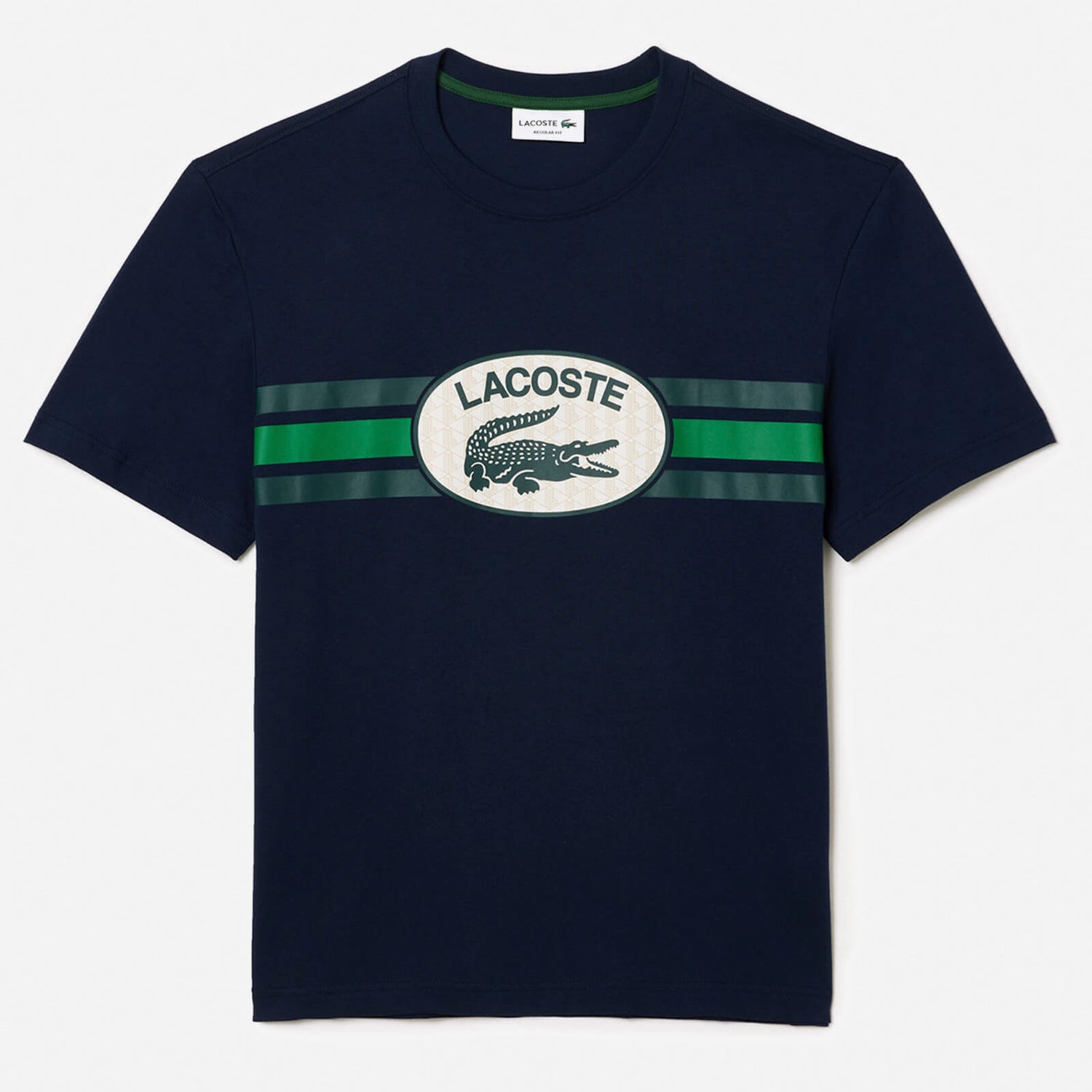 Lacoste Monogram Cotton-Jersey T-Shirt - S