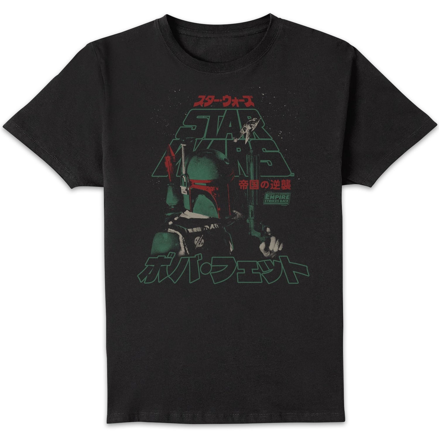 Star Wars Boba Fett Retro Unisex T-Shirt - Black