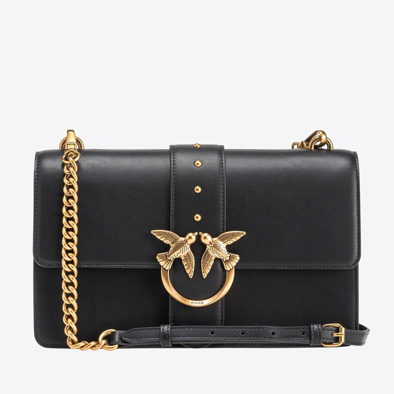 Pinko Love One Classic Icon Leather Bag