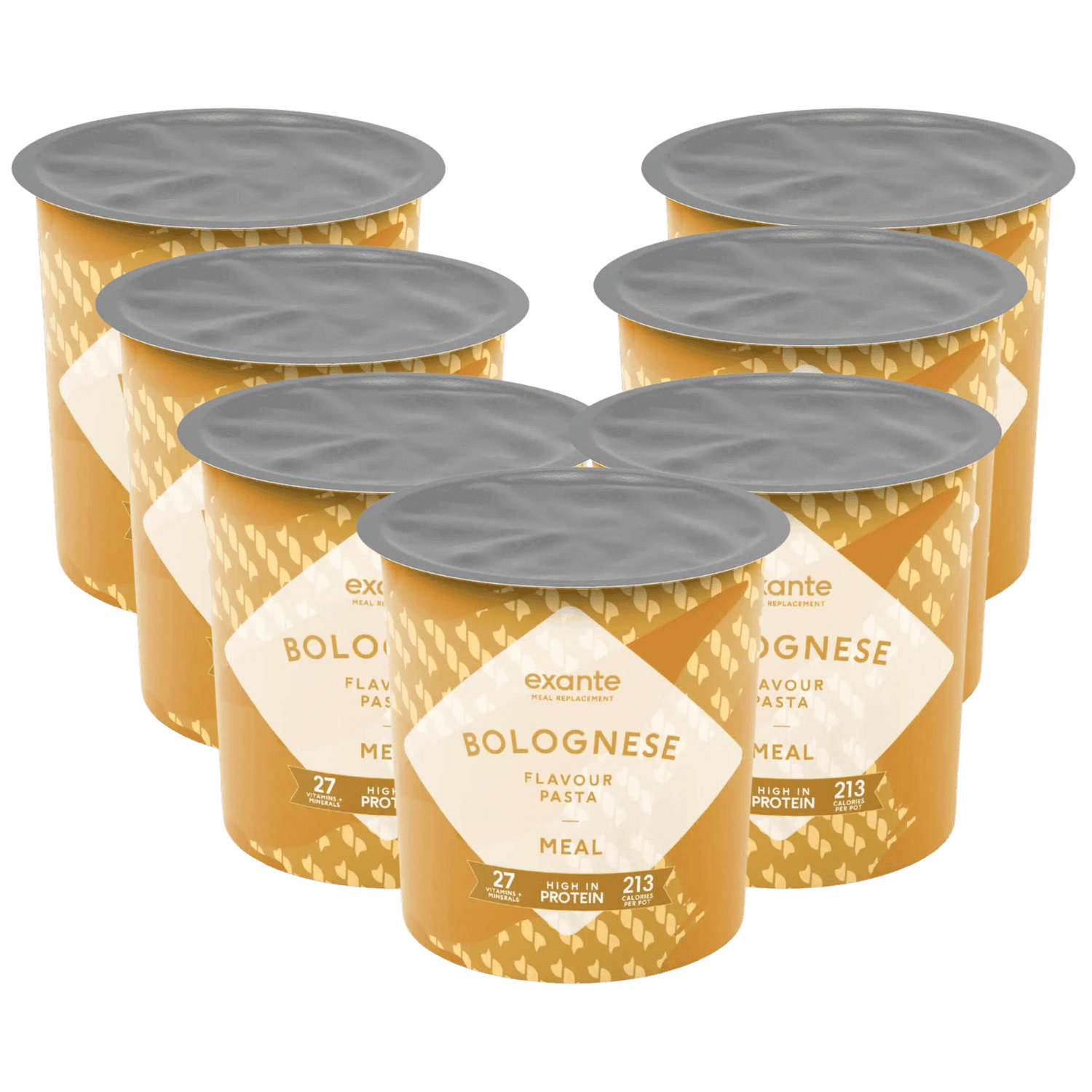 Meal Replacement Box of 7 Pasta Bolognese Pot Meals