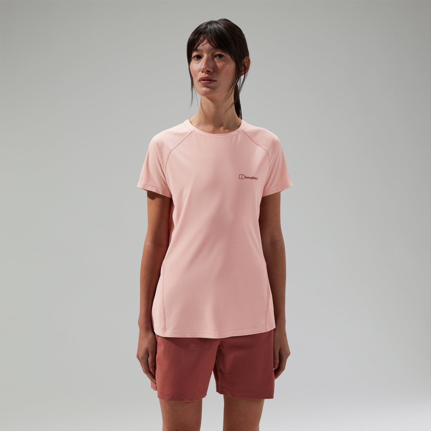 Women s 24 7 Crew Short Sleeve Tech Tee Pink Berghaus