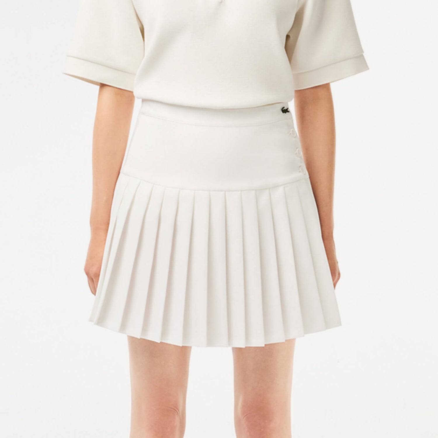 Lacoste Pleated Twill Mini Skirt - EU 36/UK 8