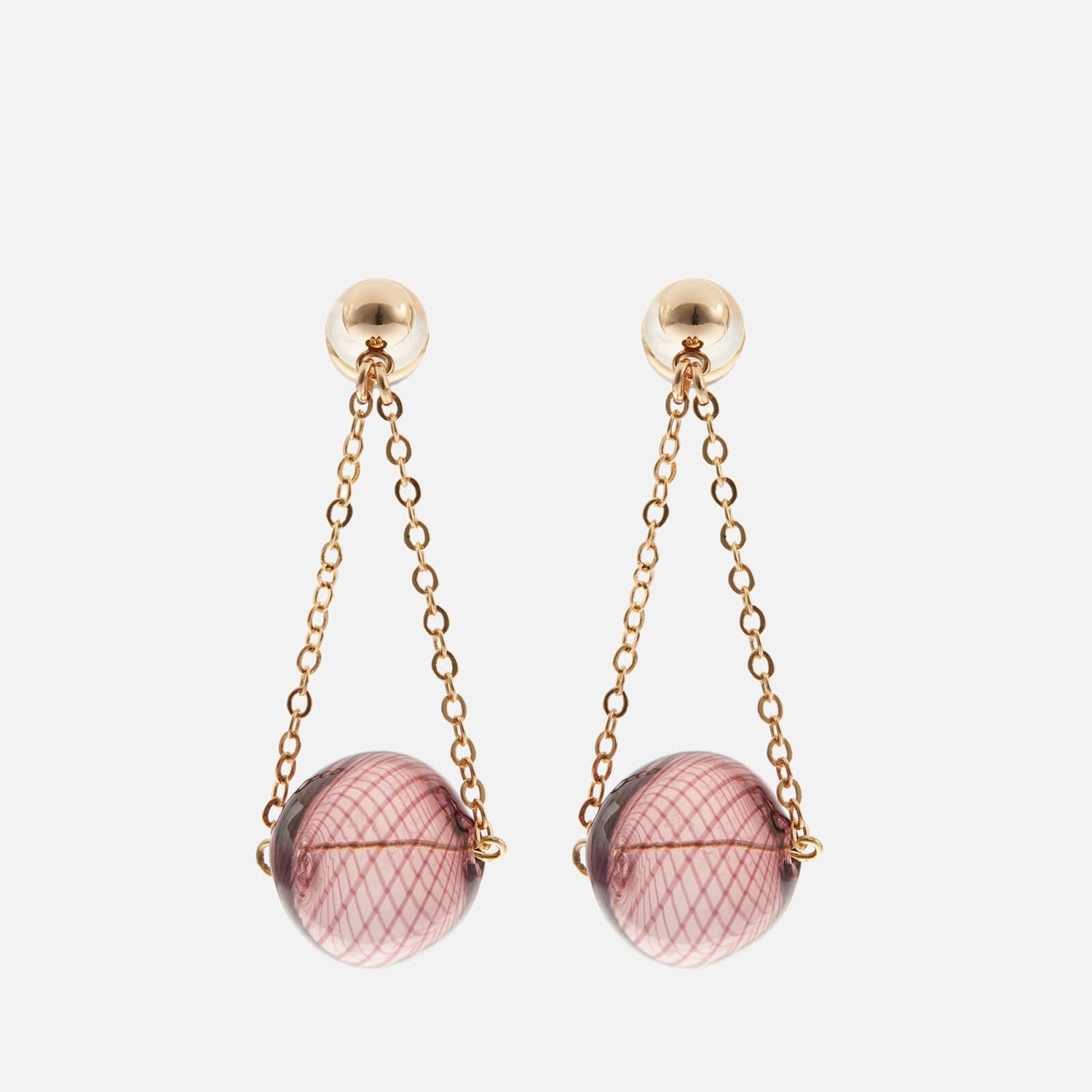Shrimps Belle Gold-Tone Bead Earrings