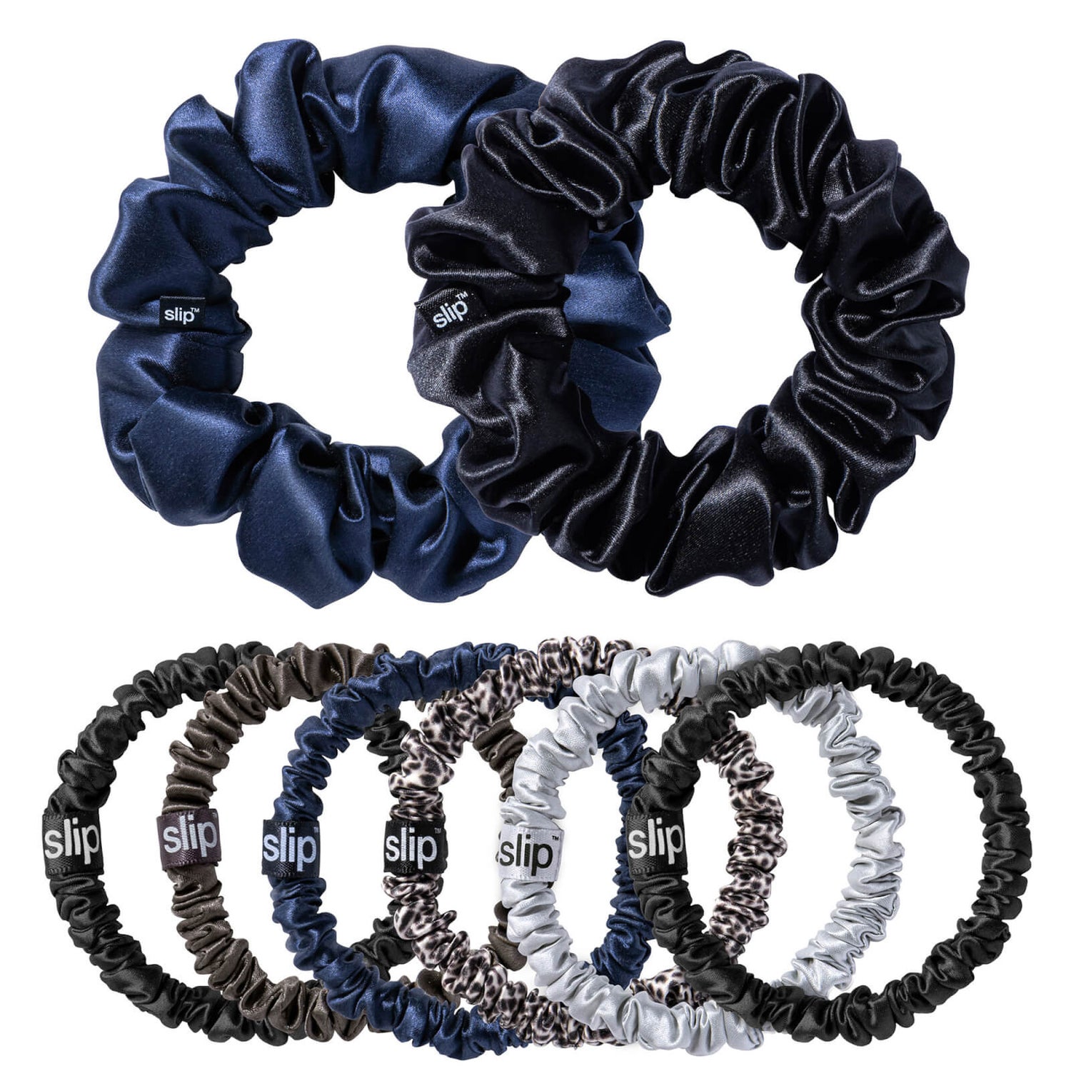 Slip Pure Silk Scrunchies Moonlight Mega Set