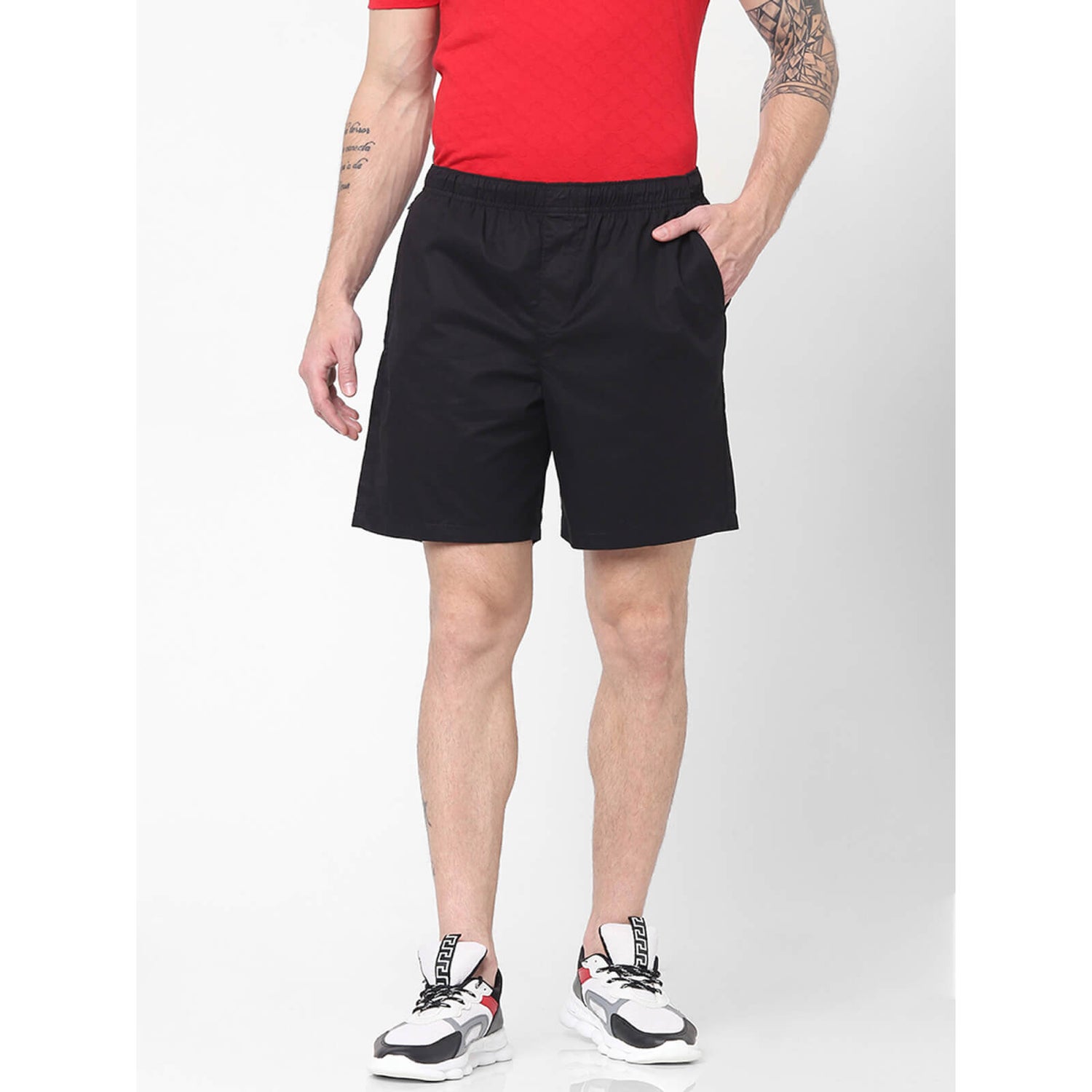 Slim fit sports shorts top