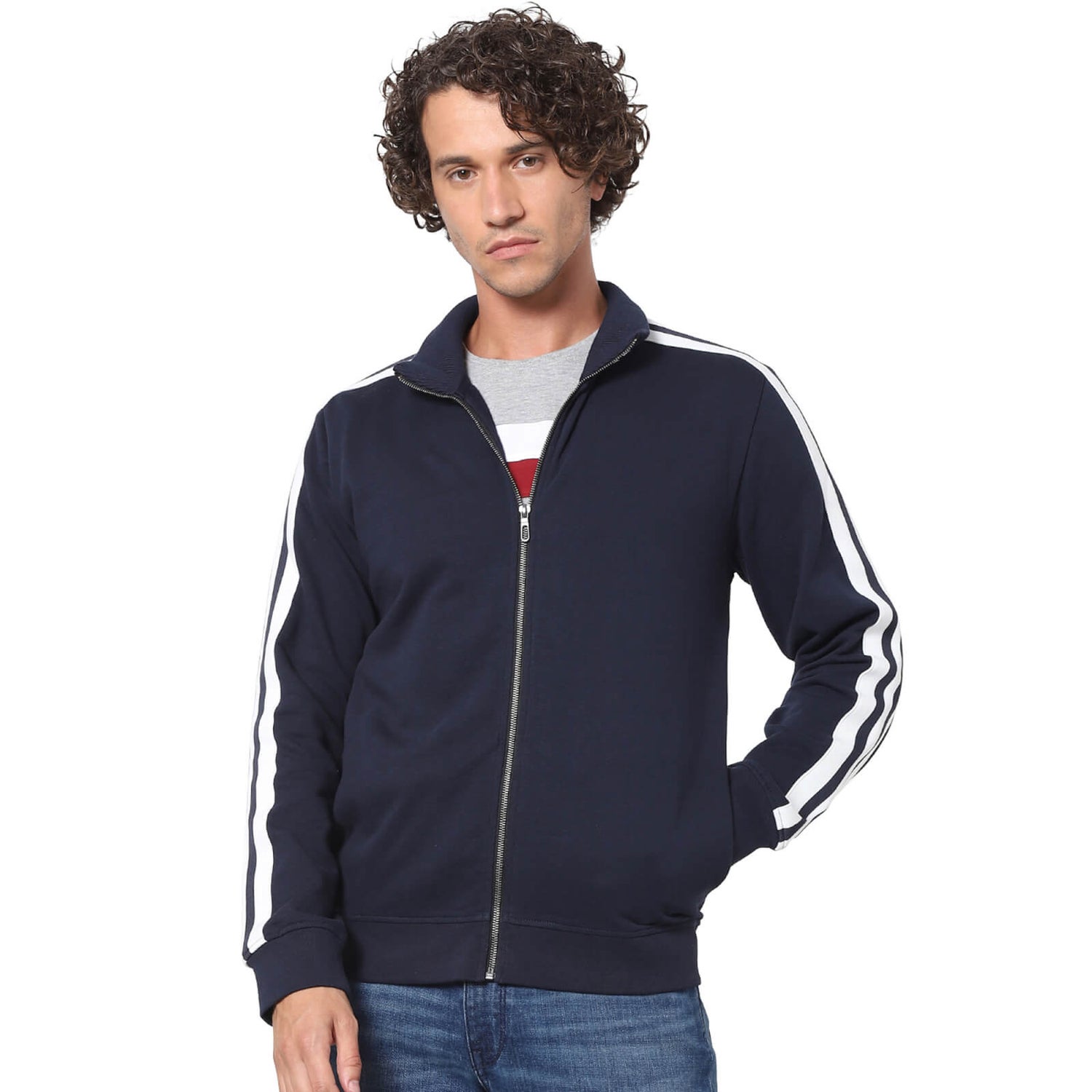 Front best sale open sweatshirt