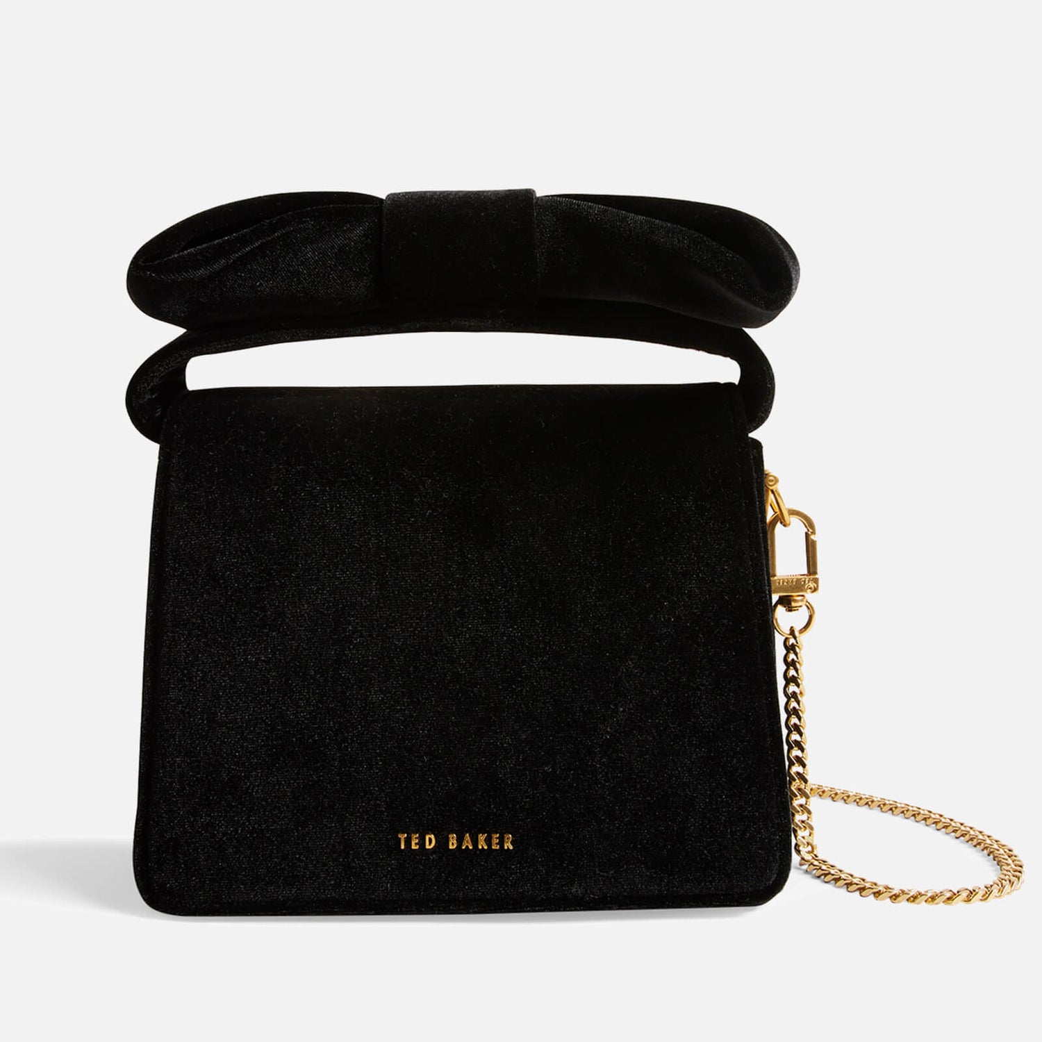 Ted Baker Nialina Velvet Bow Bag TheHut