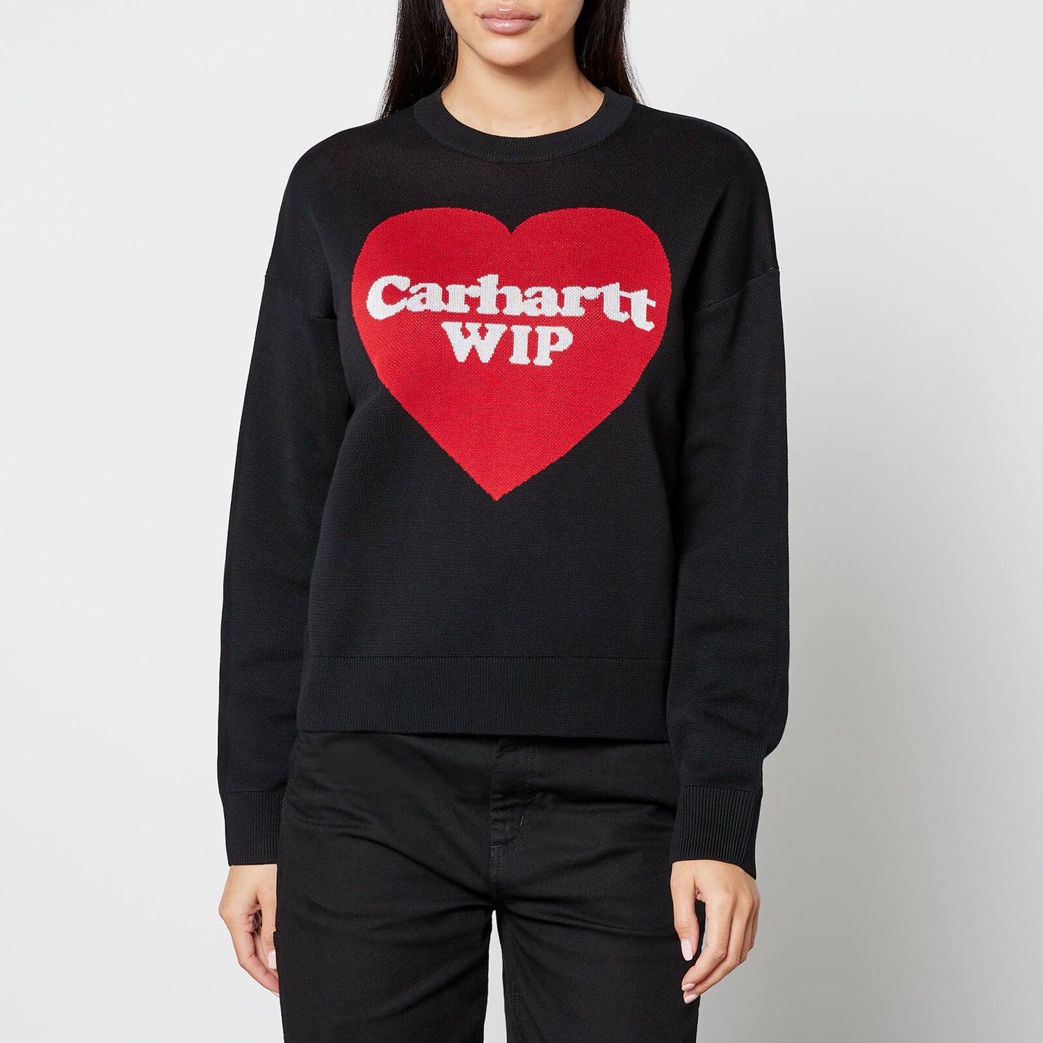 Carhartt WIP Heart Logo-Jacquard Cotton Sweatshirt